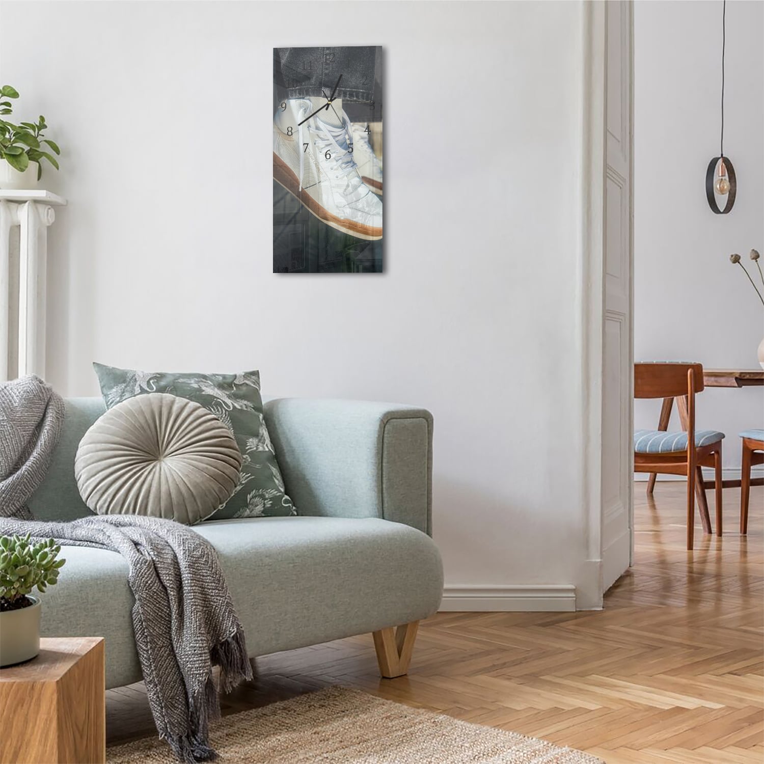 Wanduhr 30x60 - Saint Laurent Schuhe