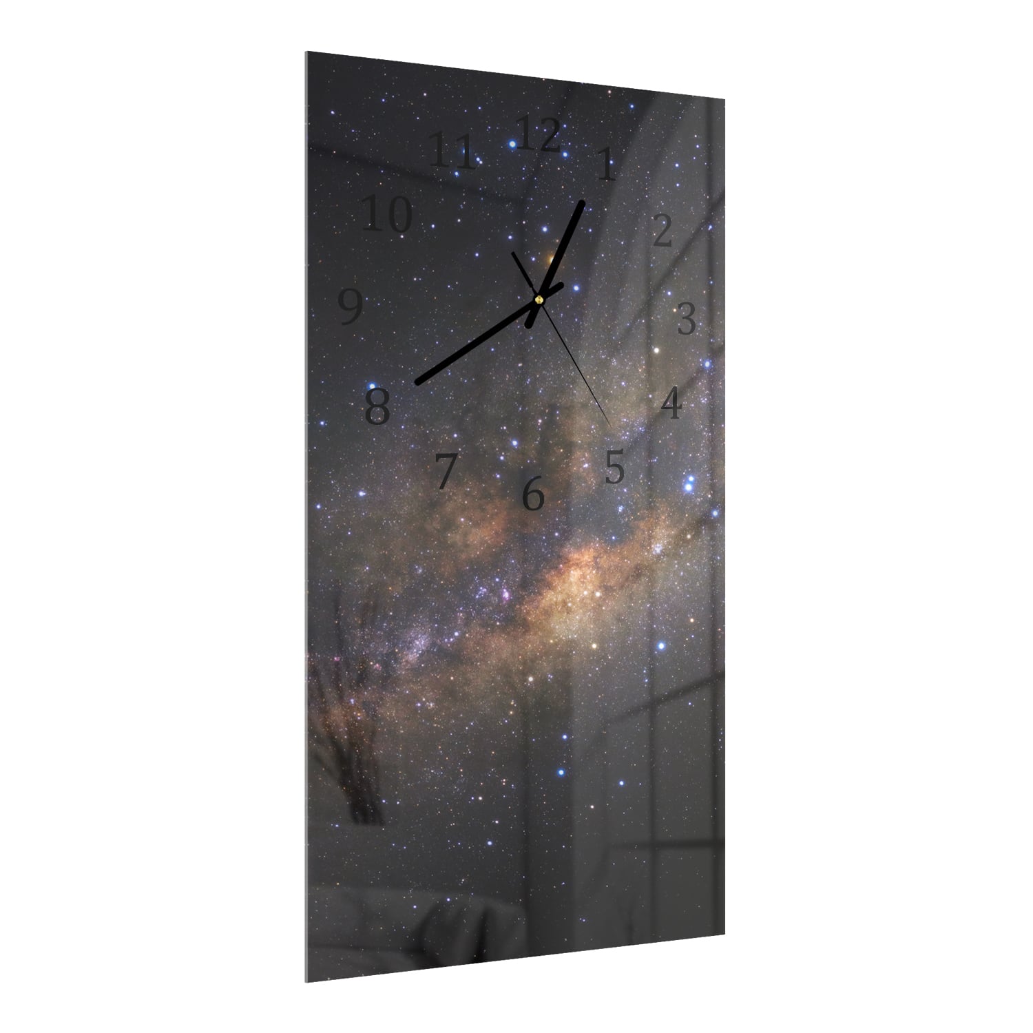 Wanduhr 30x60 - Milchstraße zwischen den Sternen