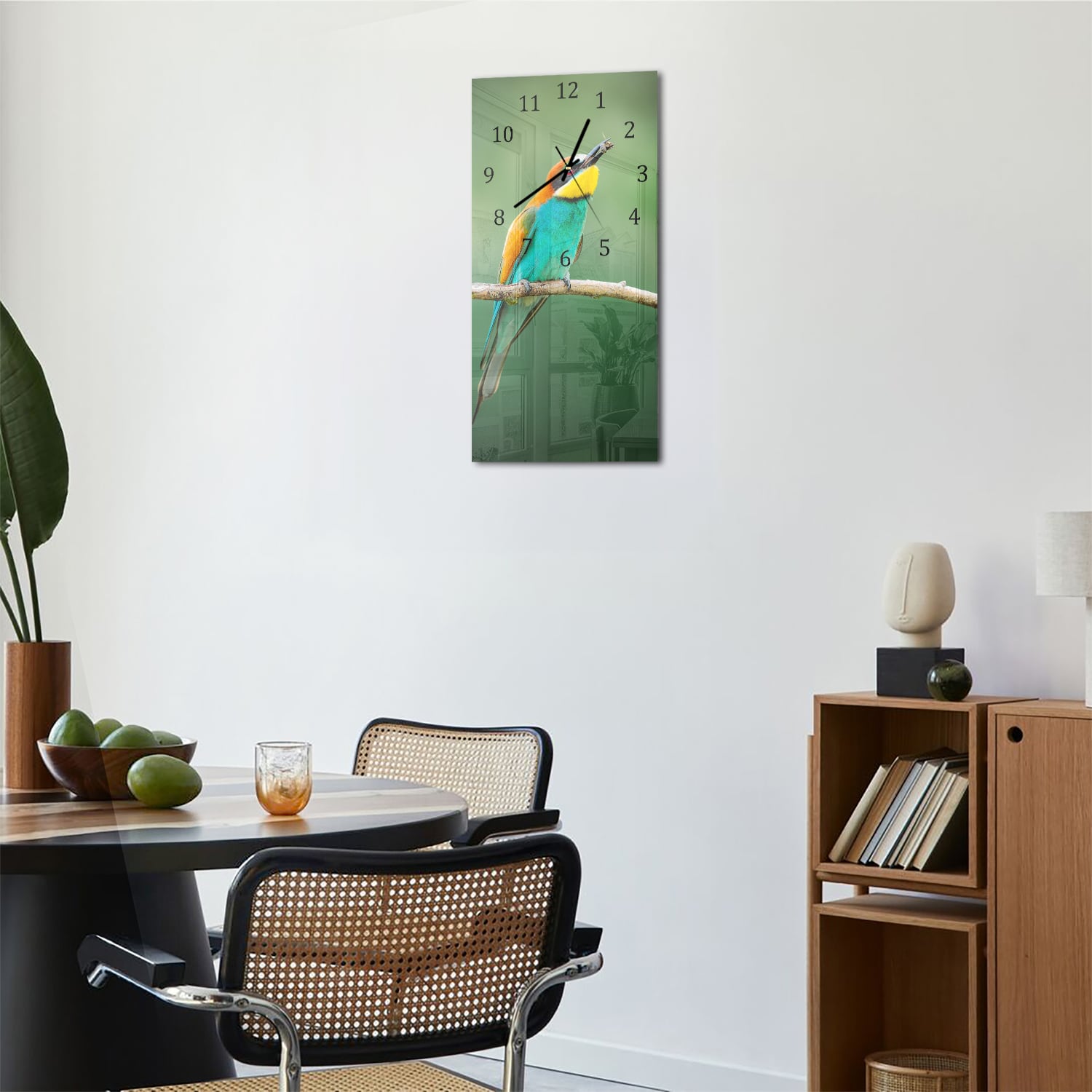 Wanduhr 30x60 - Europäischer Bienenfresser