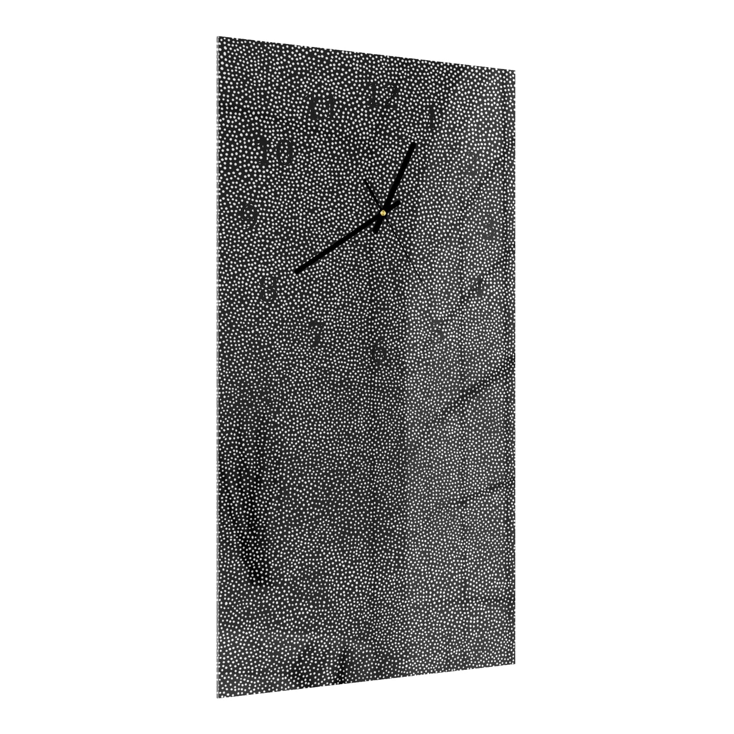 Wanduhr 30x60 - Punkt-Textur