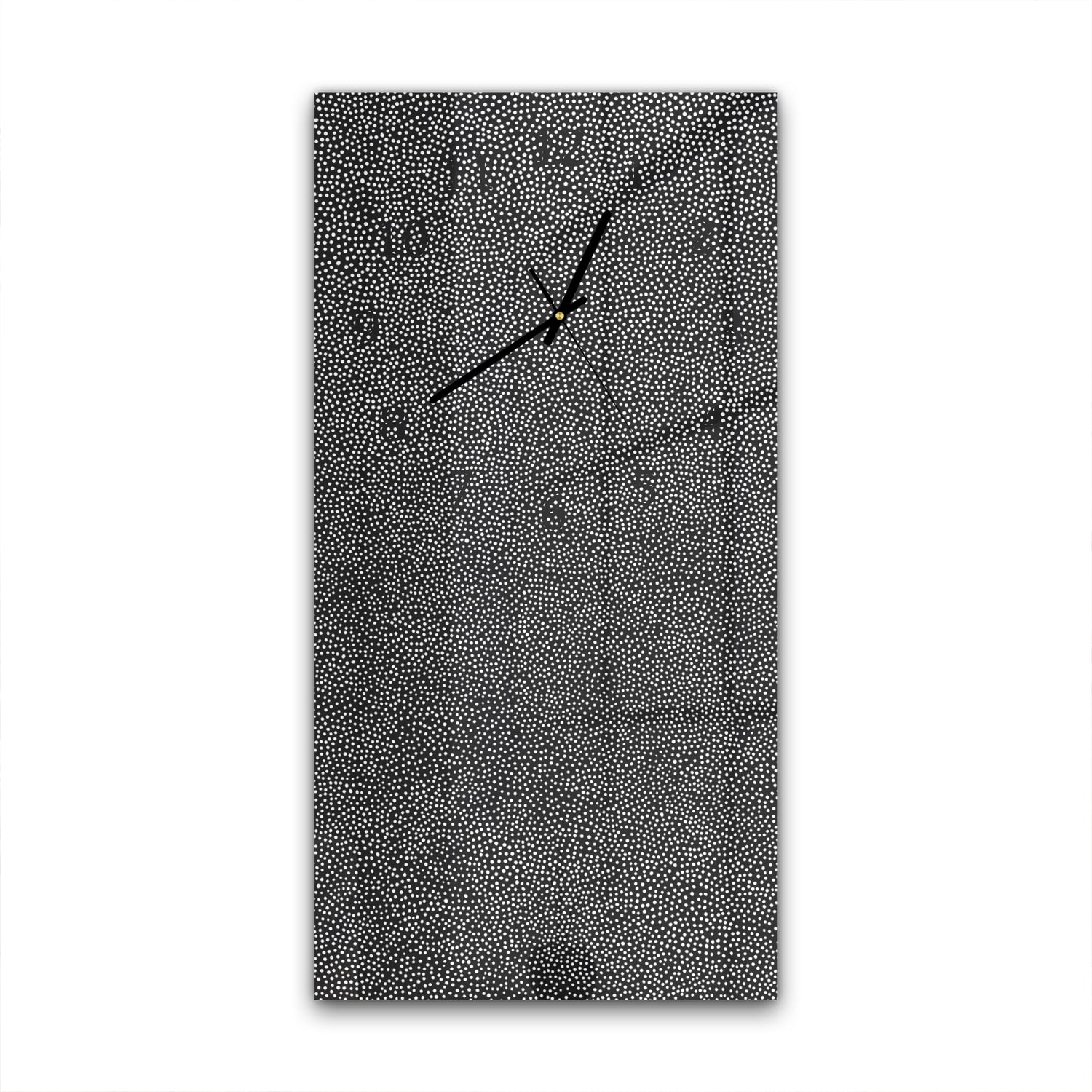 Wanduhr 30x60 - Punkt-Textur