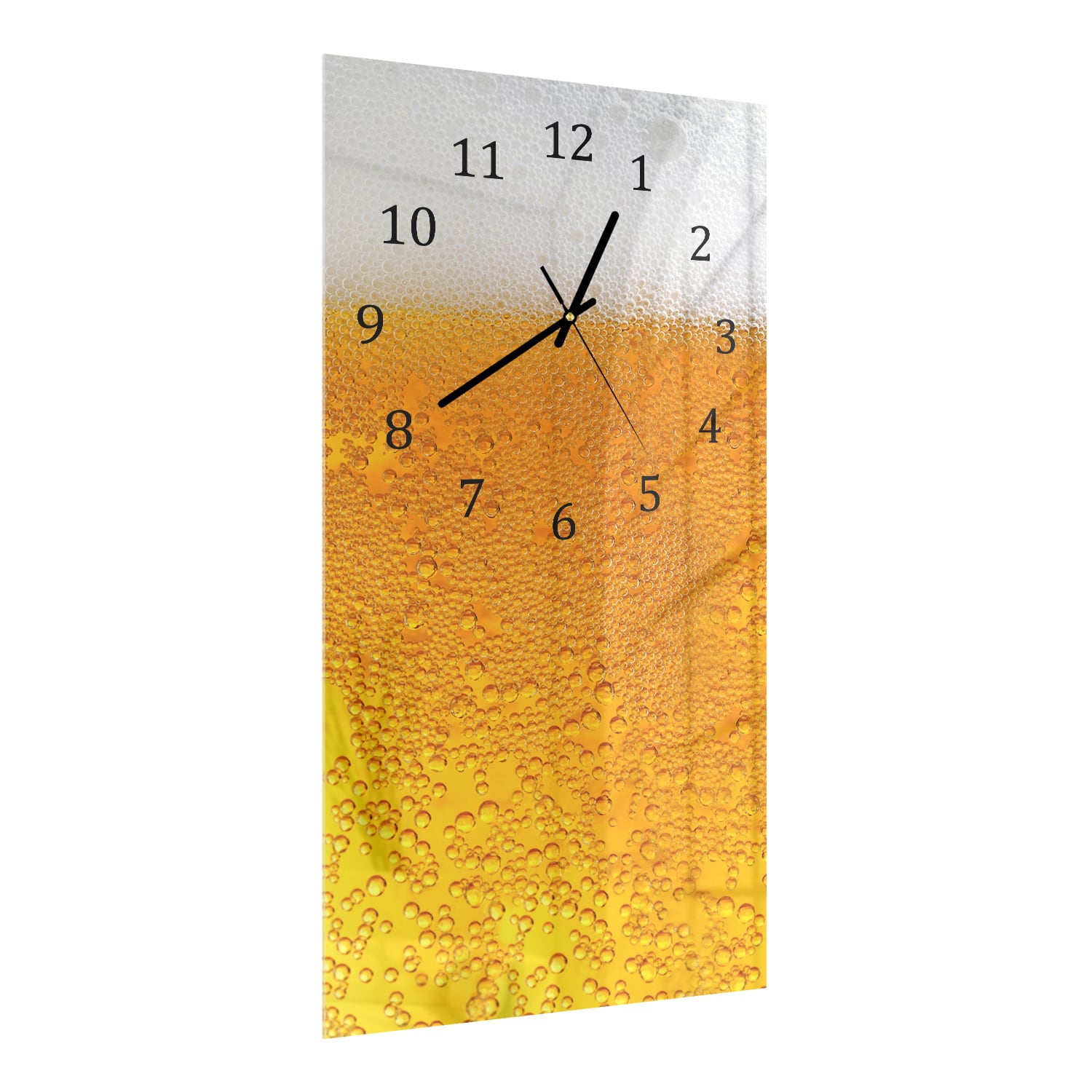 Wanduhr 30x60 - Bier