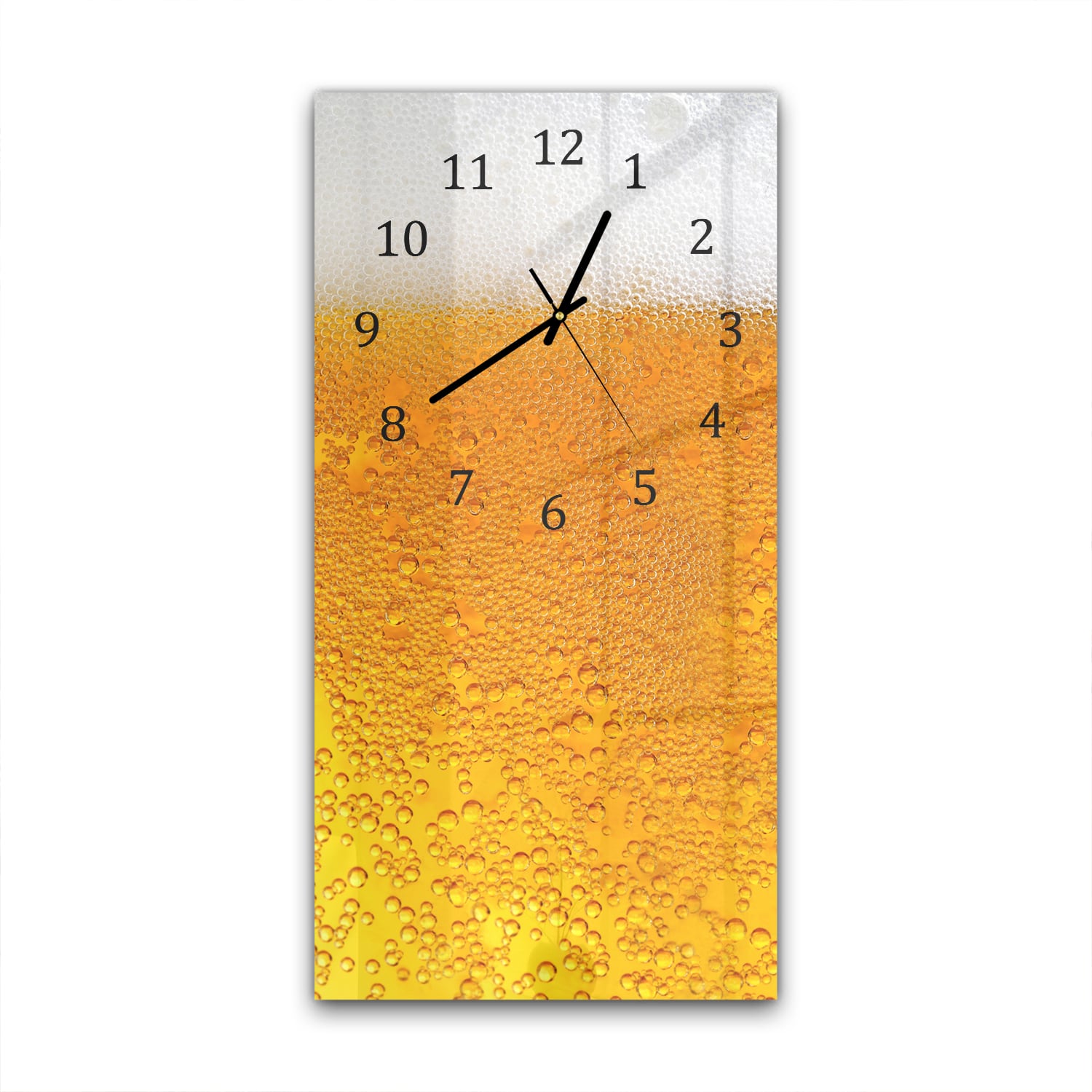 Wanduhr 30x60 - Bier