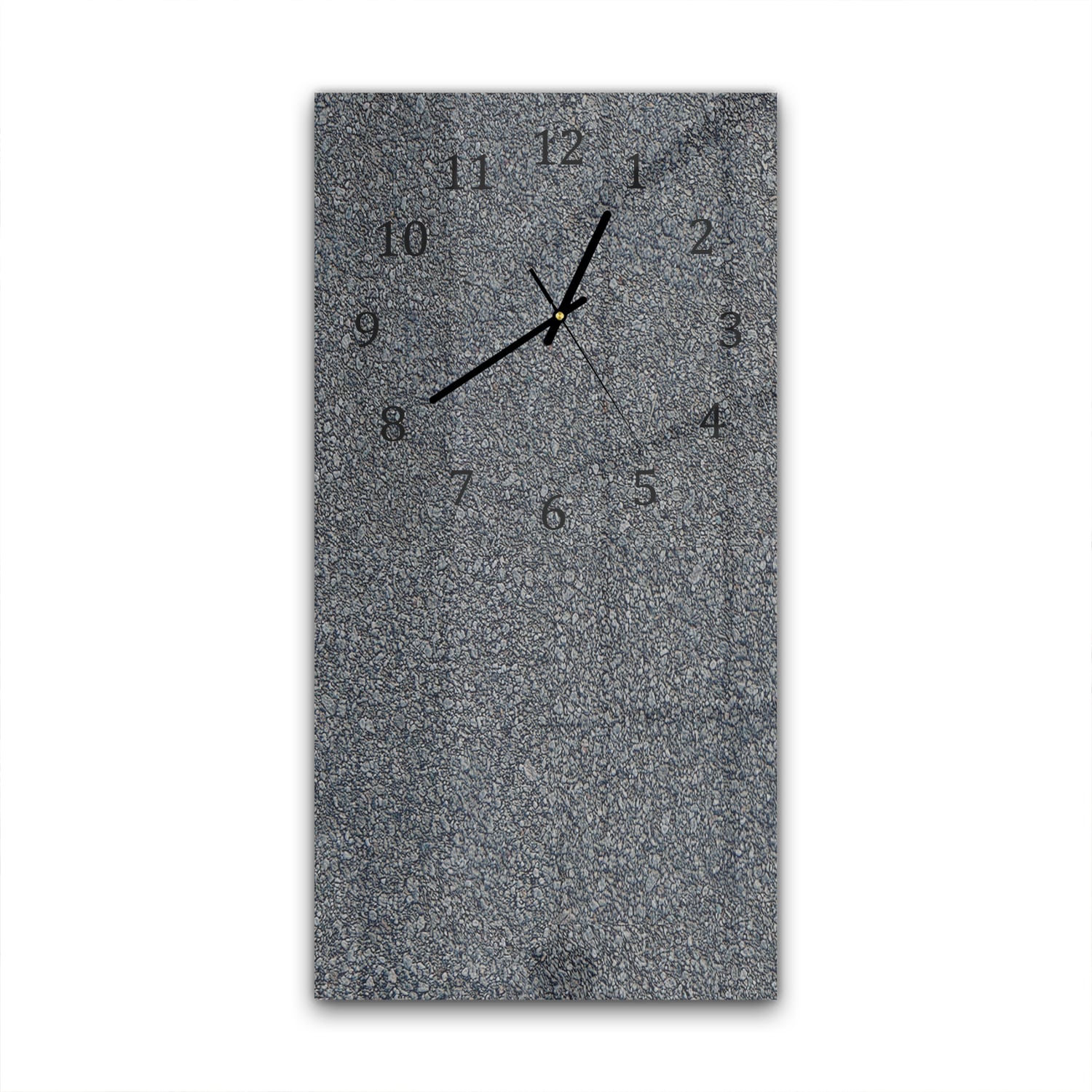 Wanduhr 30x60 - Feine Kopfsteinpflaster