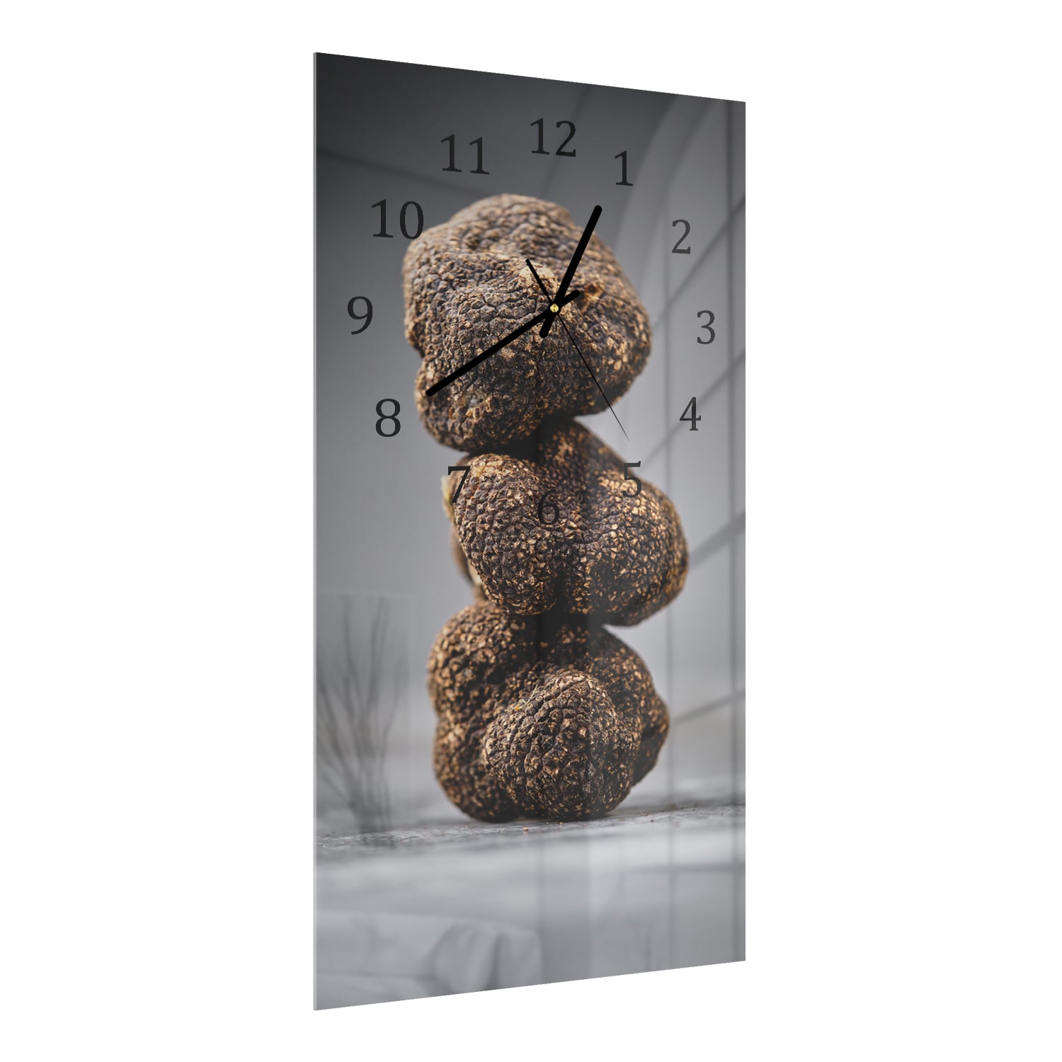 Wanduhr 30x60 - Trüffel