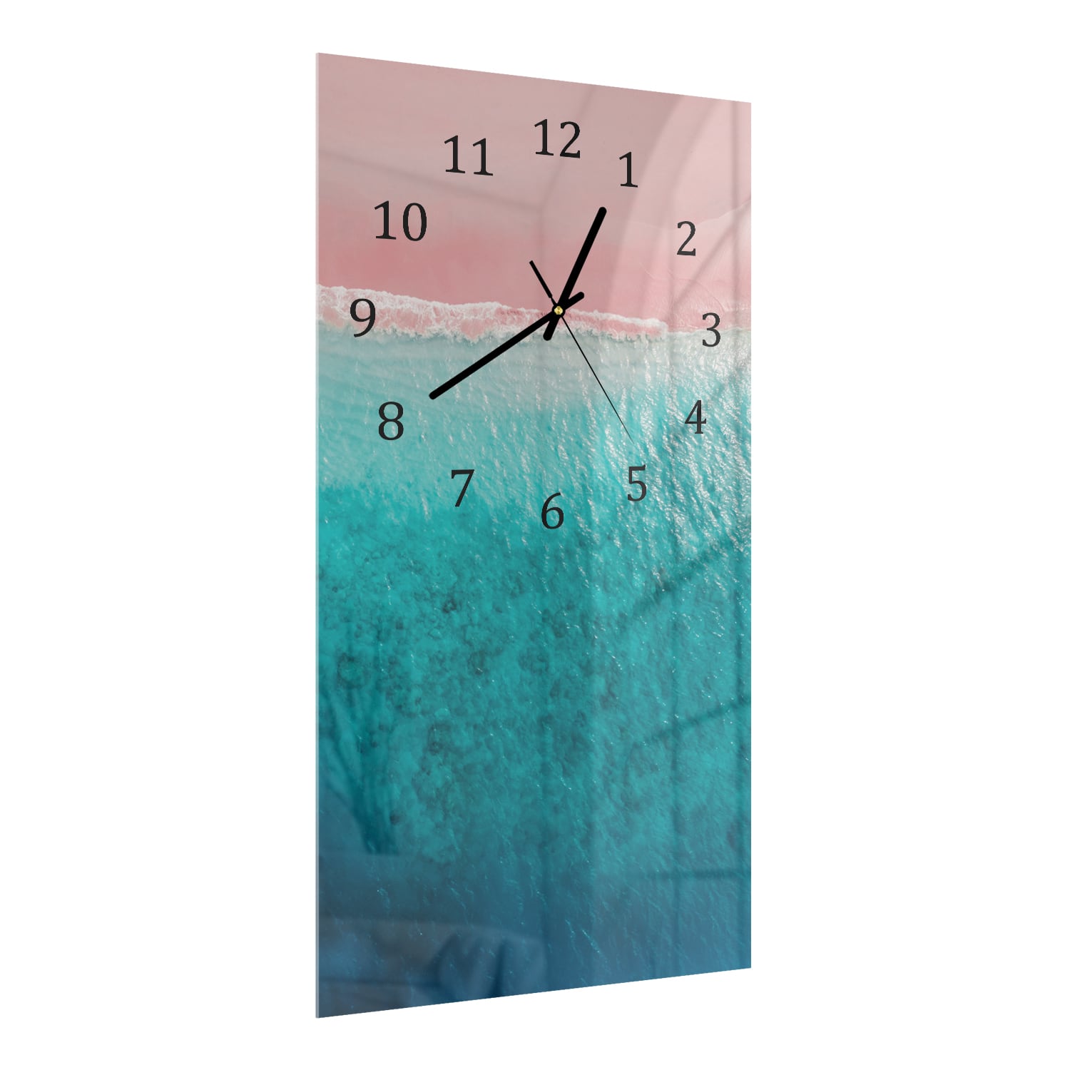 Wanduhr 30x60 - Tropischer Strand