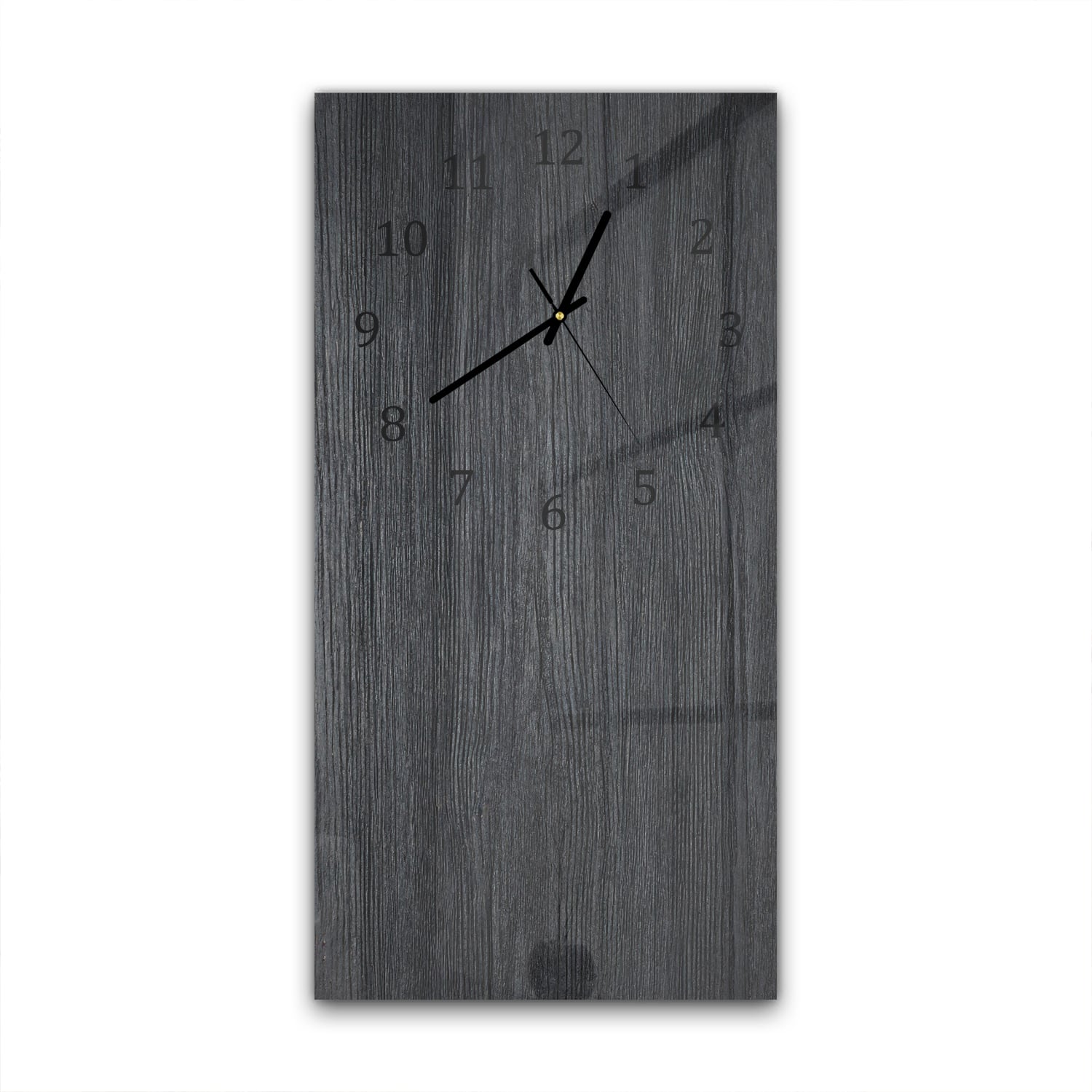 Wanduhr 30x60 - Dunkles Holz
