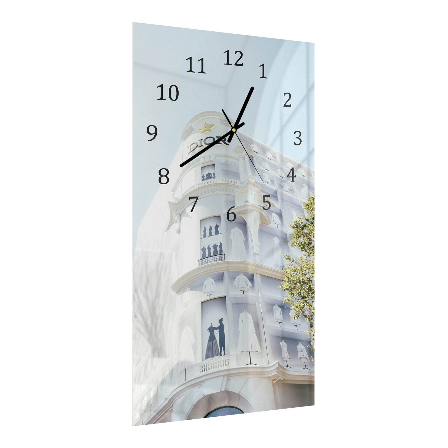 Wanduhr 30x60 - Dior-Gebäude