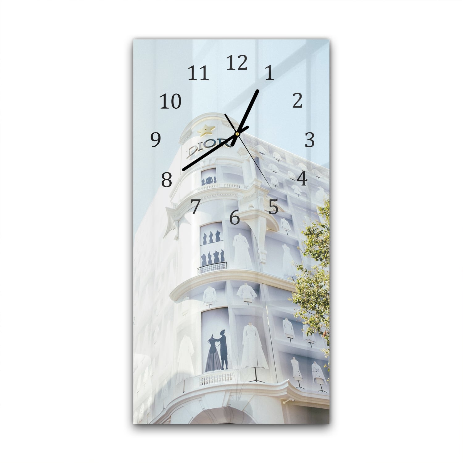 Wanduhr 30x60 - Dior-Gebäude