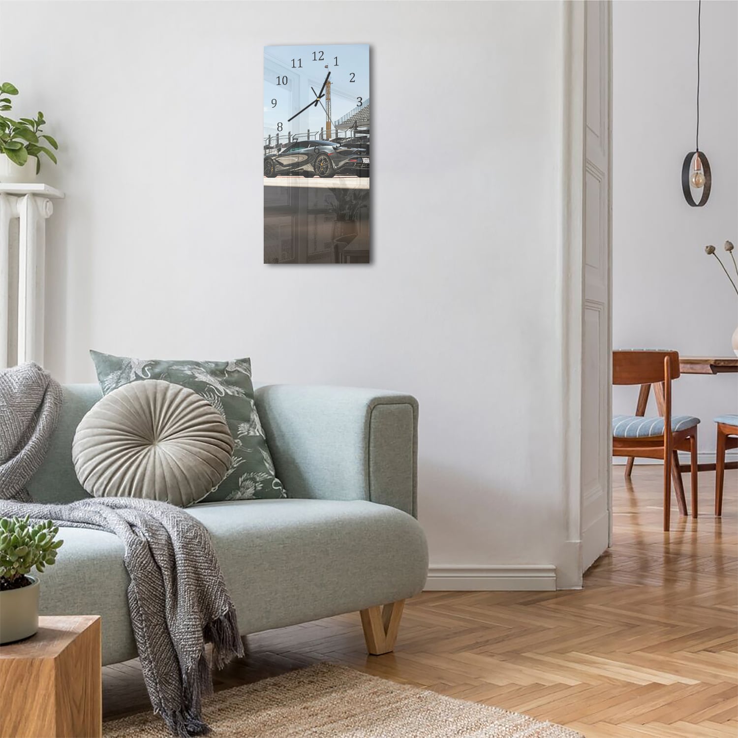 Wanduhr 30x60 - McLaren