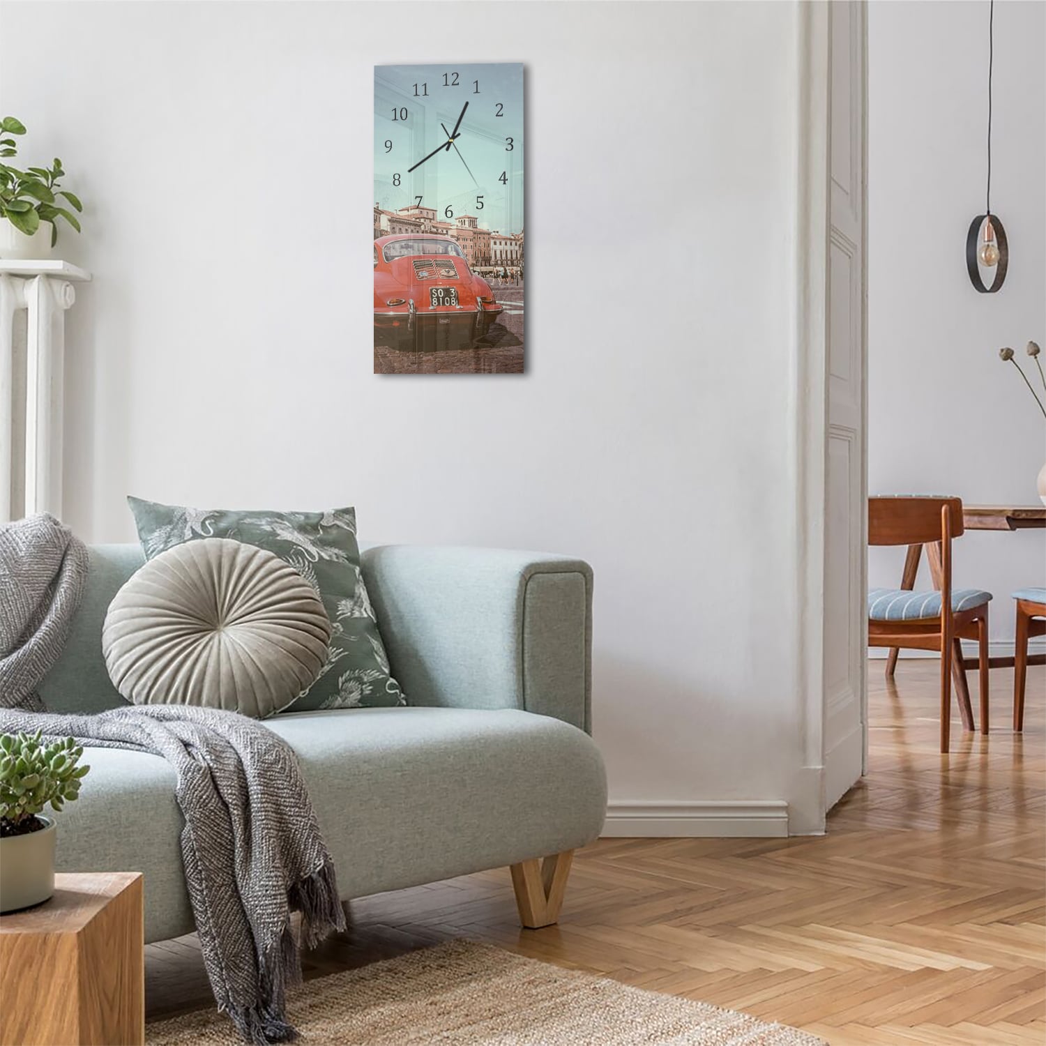 Wanduhr 30x60 - Vintage Volkswagen