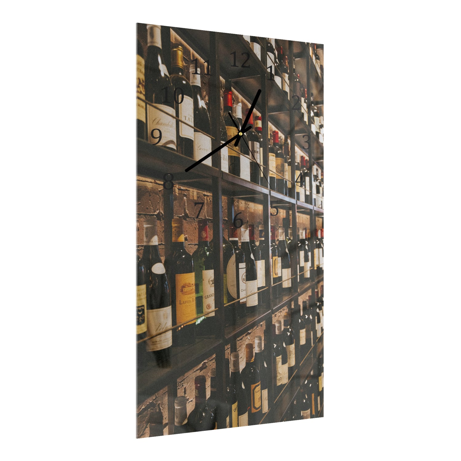 Wanduhr 30x60 - Weinkeller
