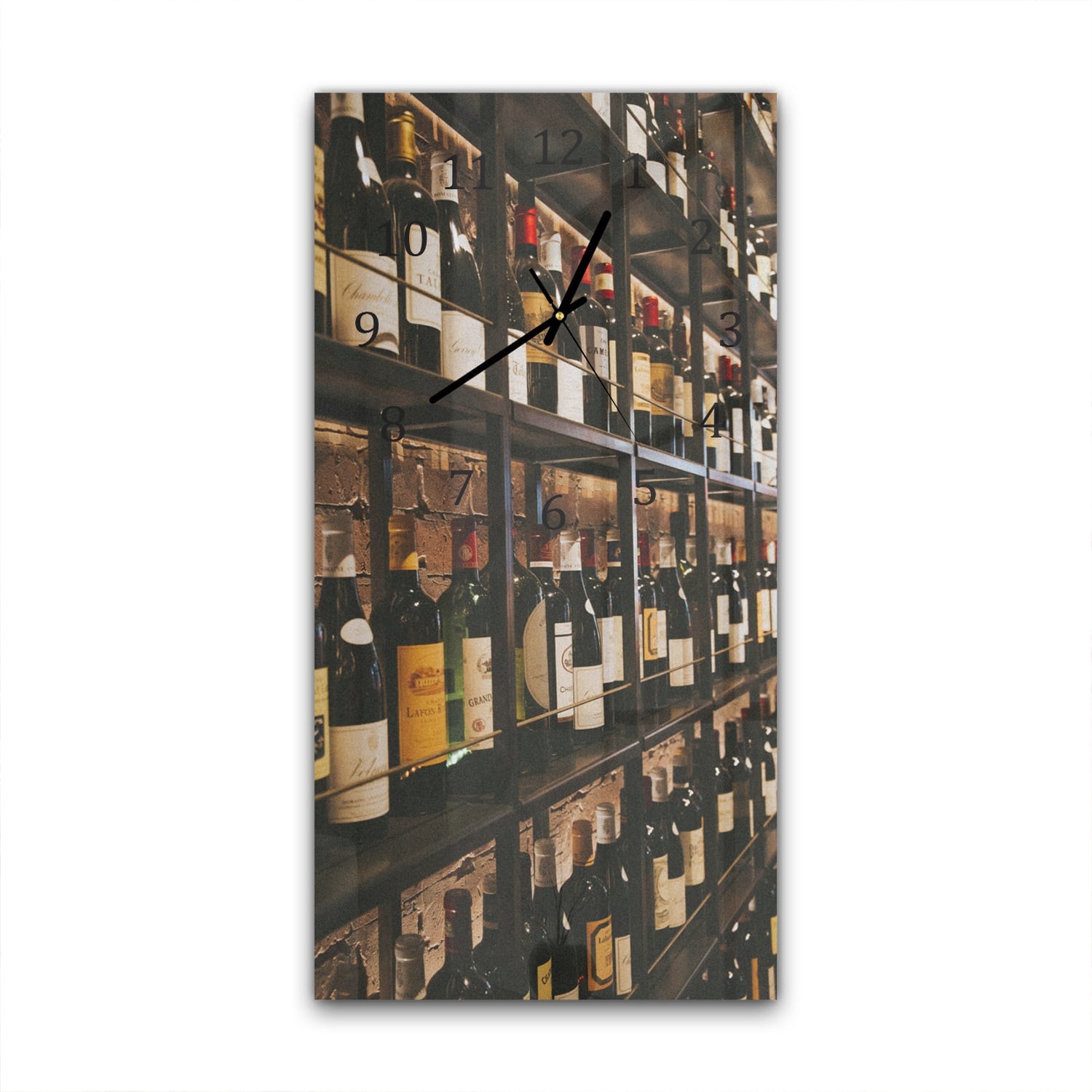 Wanduhr 30x60 - Weinkeller