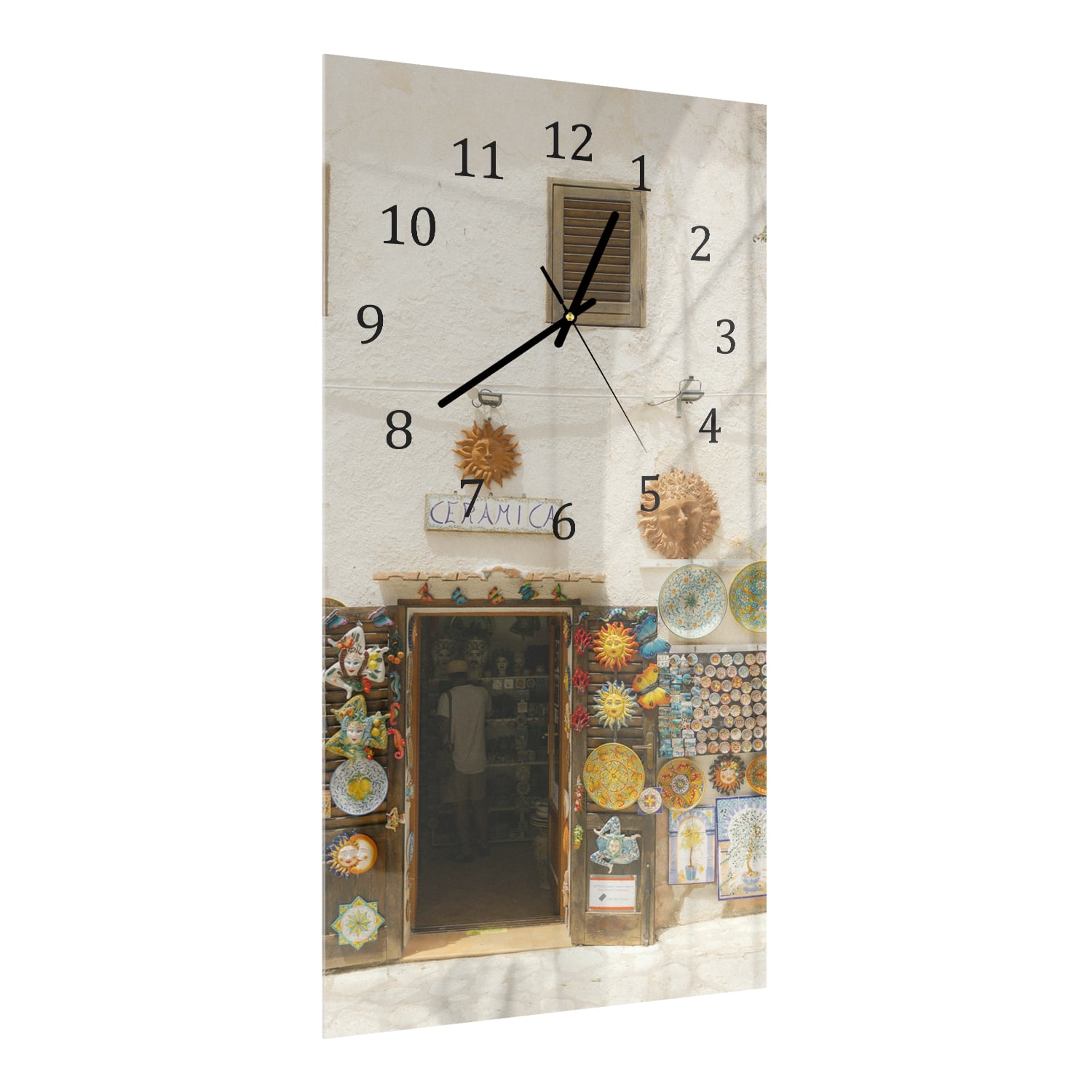 Wanduhr 30x60 - Künstlerischer Laden