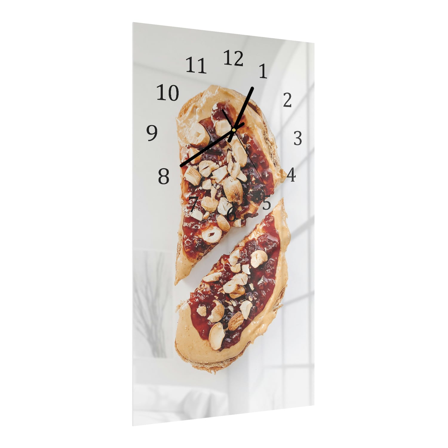 Wanduhr 30x60 - Käsehäppchen