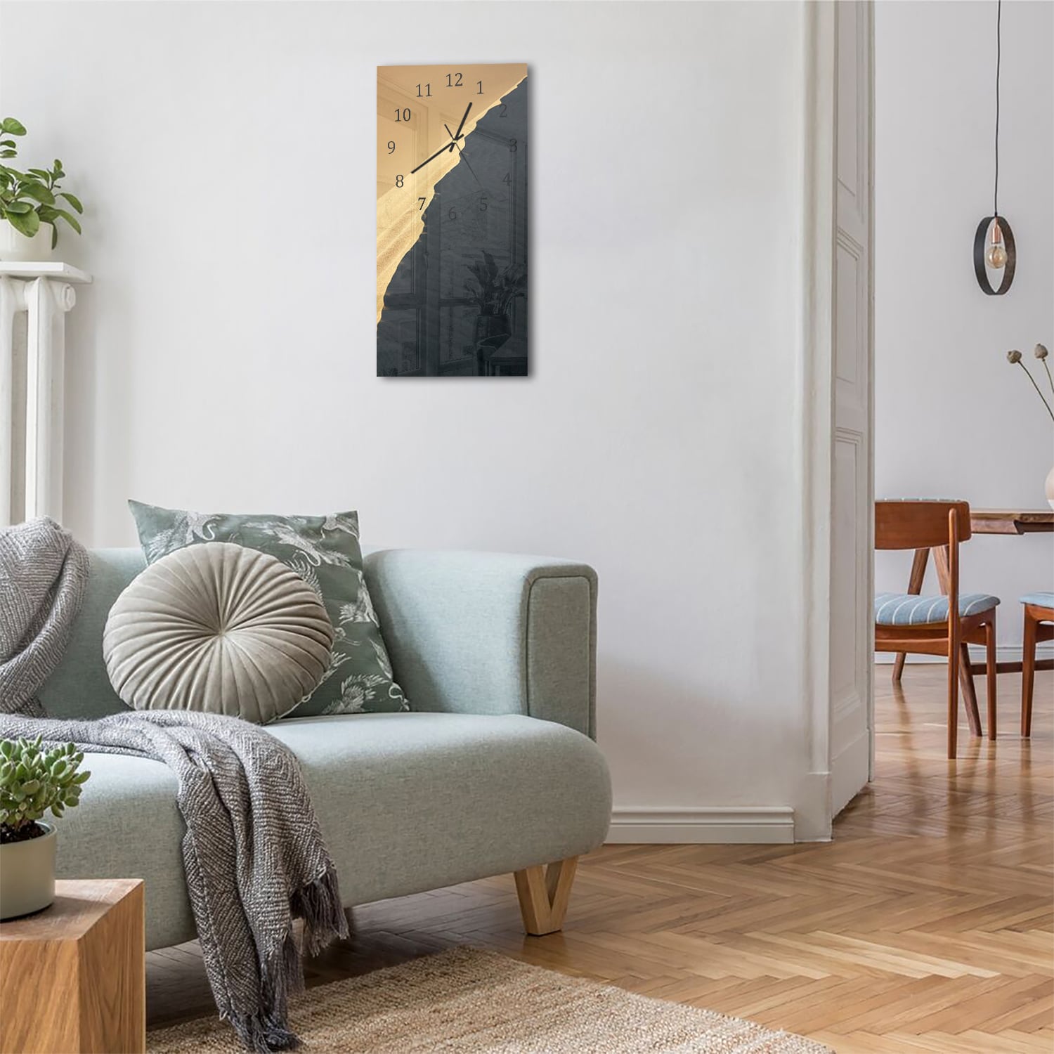 Wanduhr 30x60 - Sonnige Sanddüne