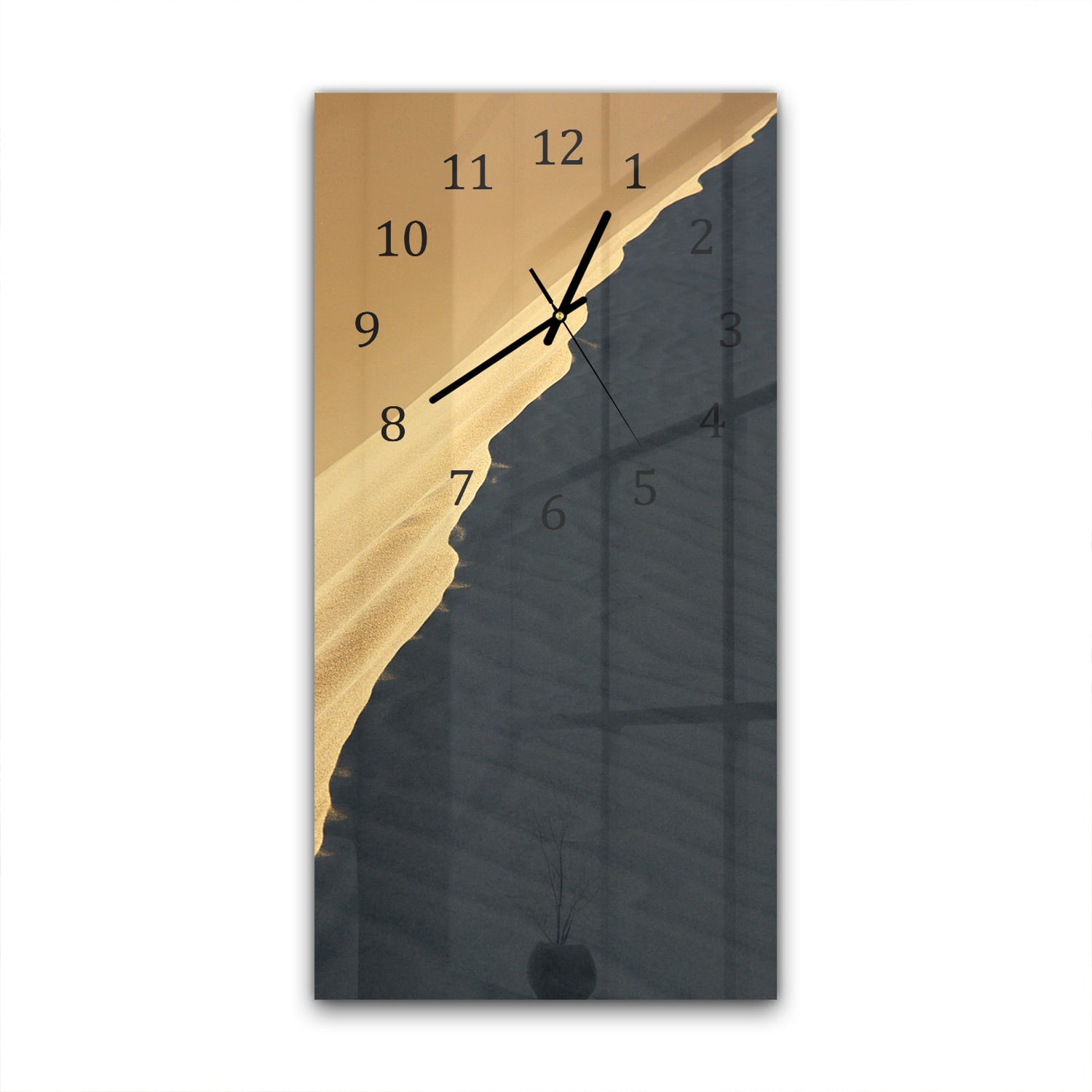 Wanduhr 30x60 - Sonnige Sanddüne