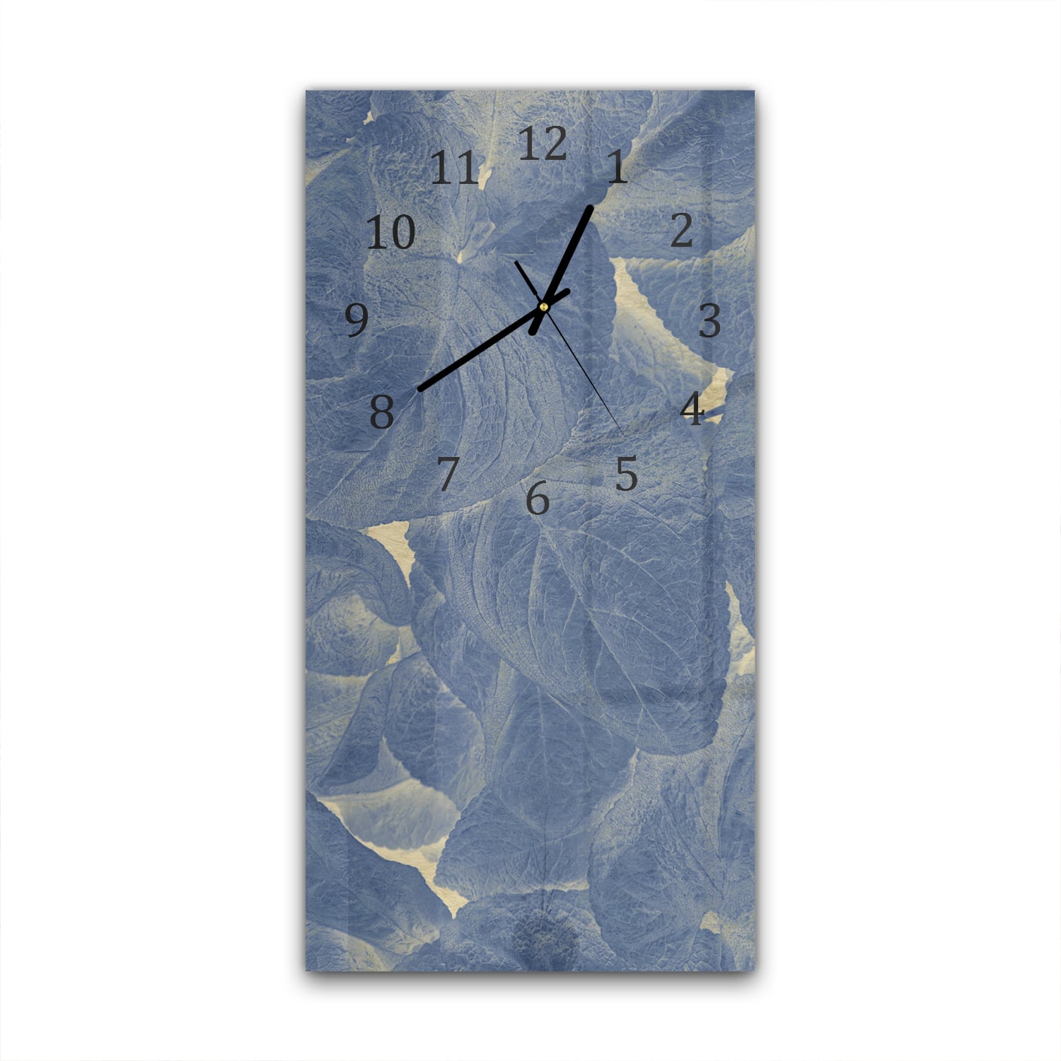 Wanduhr 30x60 - Textur der Blätter