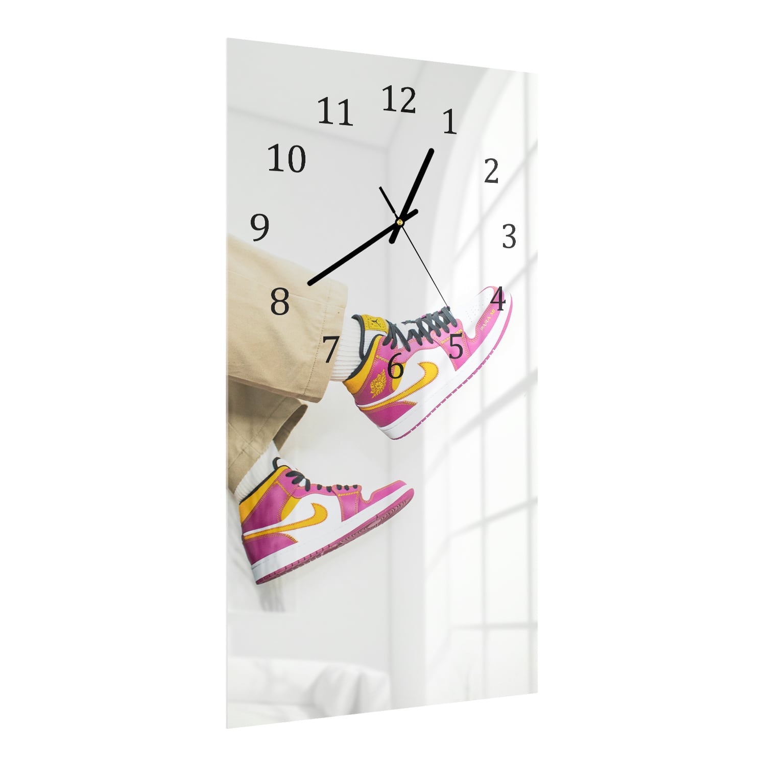 Wanduhr 30x60 - Rosa Jordans