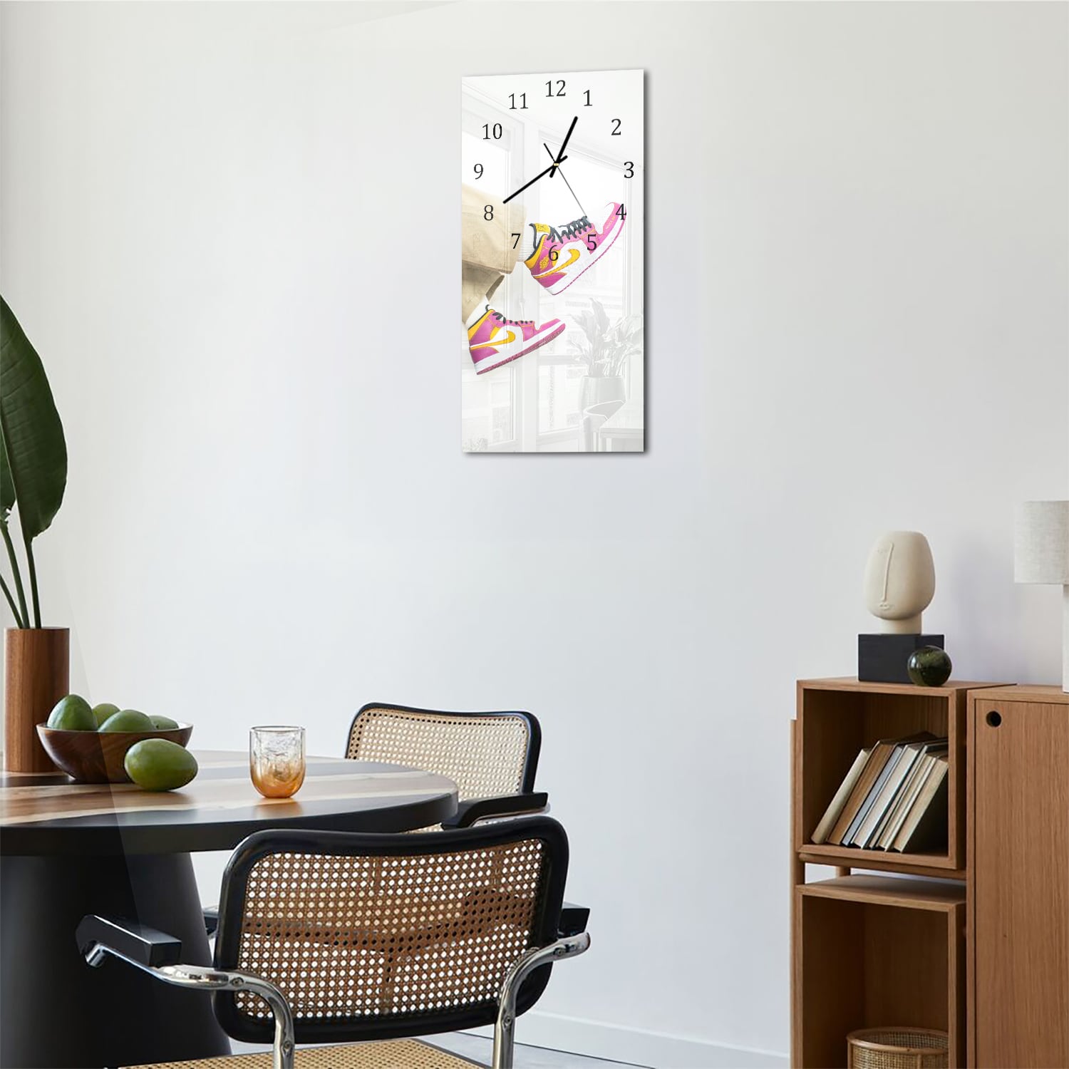 Wanduhr 30x60 - Rosa Jordans