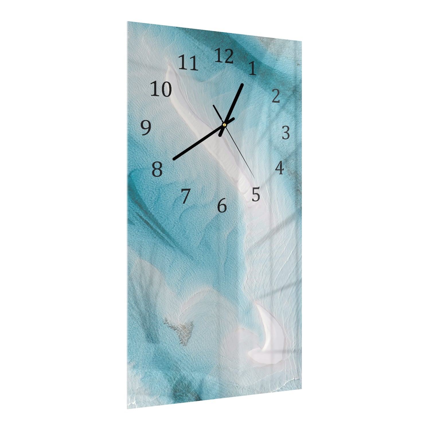 Wanduhr 30x60 - Abstrakte Sandbänke