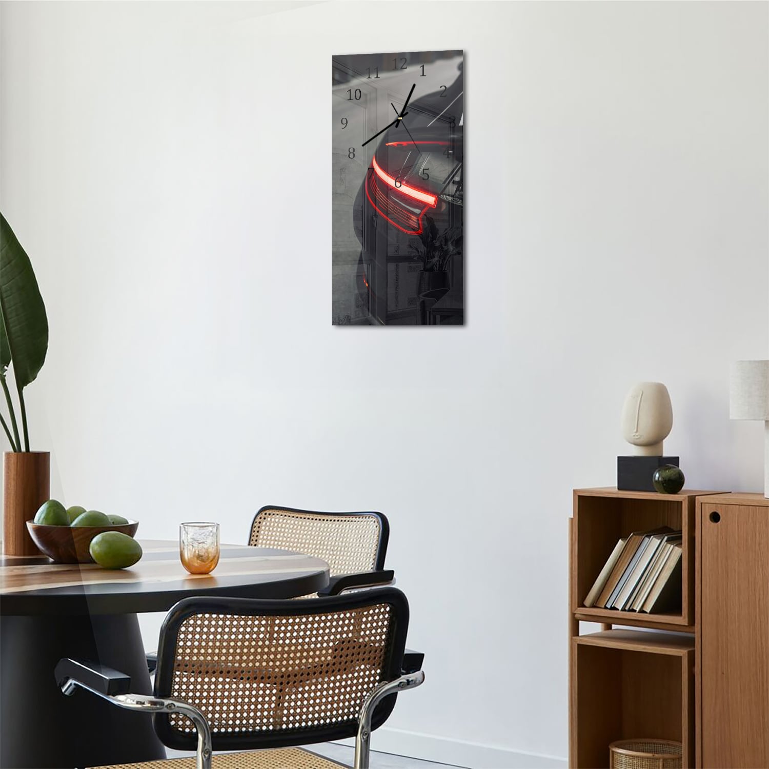 Wanduhr 30x60 - Rücklicht