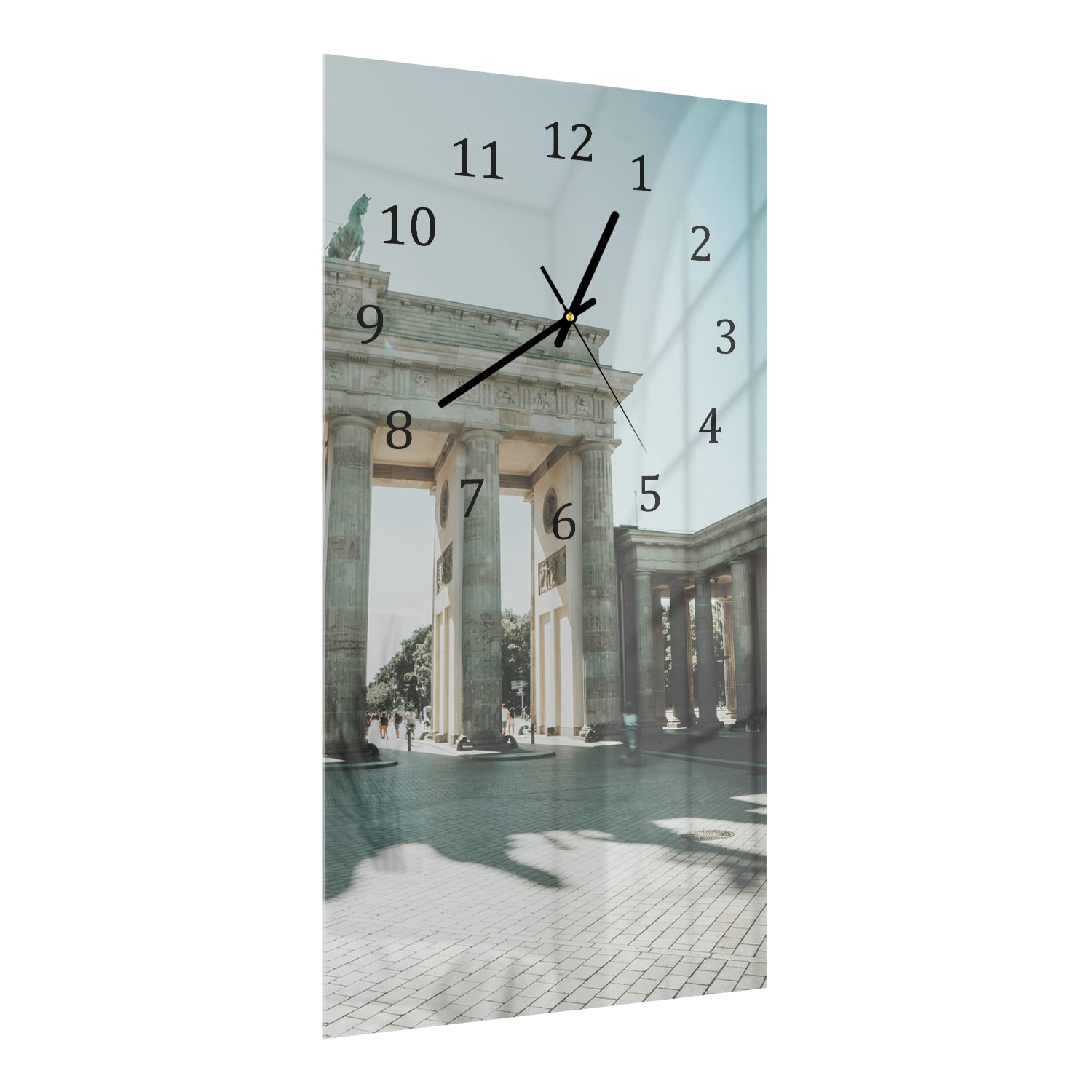 Wanduhr 30x60 - Brandenburger Tor