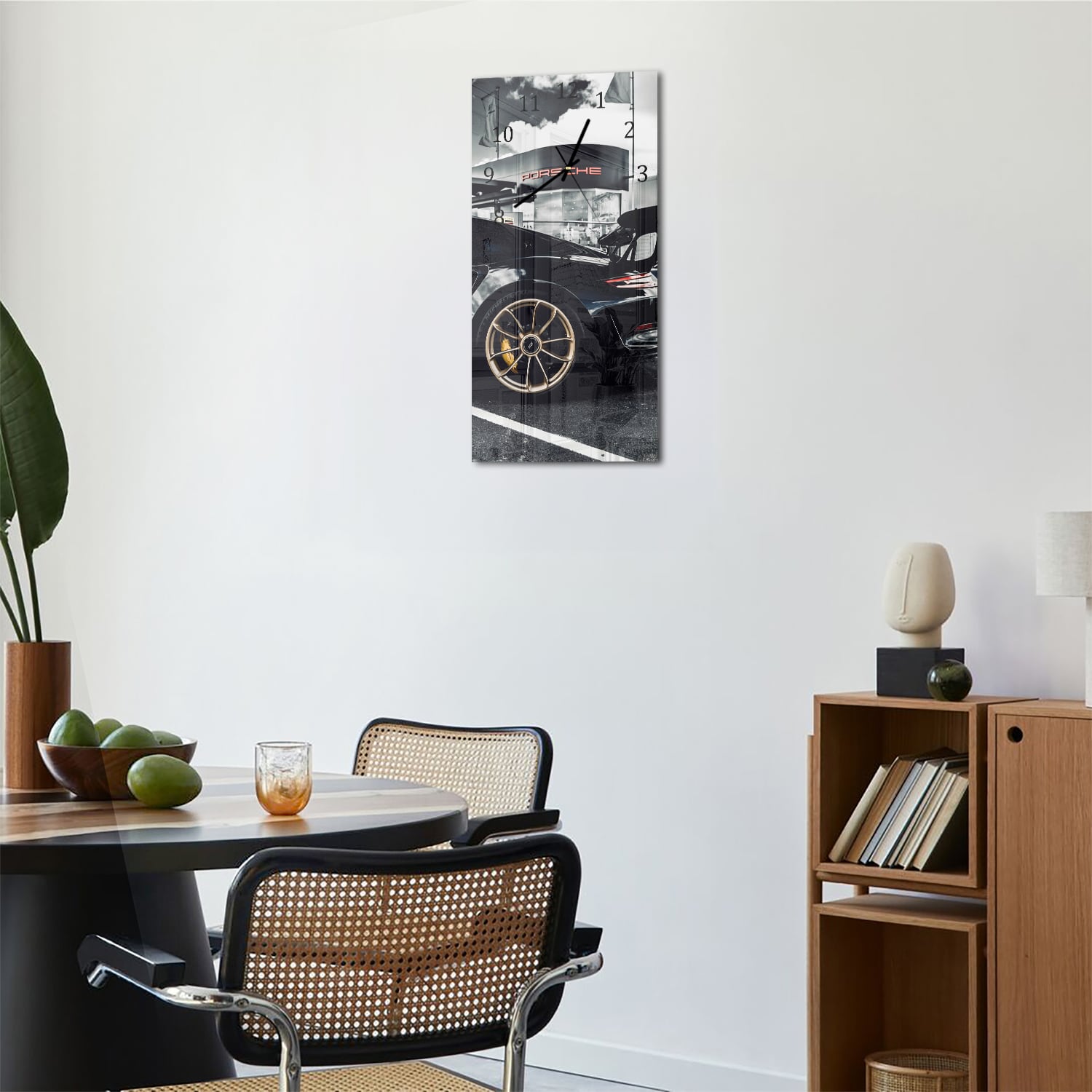 Wanduhr 30x60 - Porsche GT3 RS