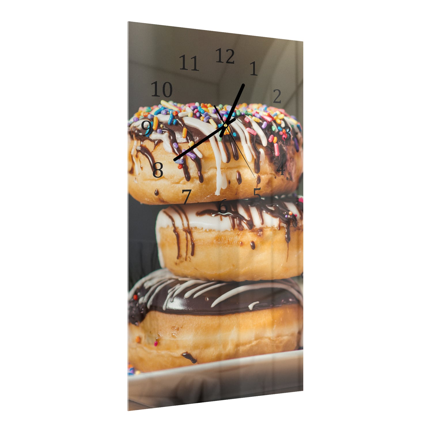 Wanduhr 30x60 - Donuts