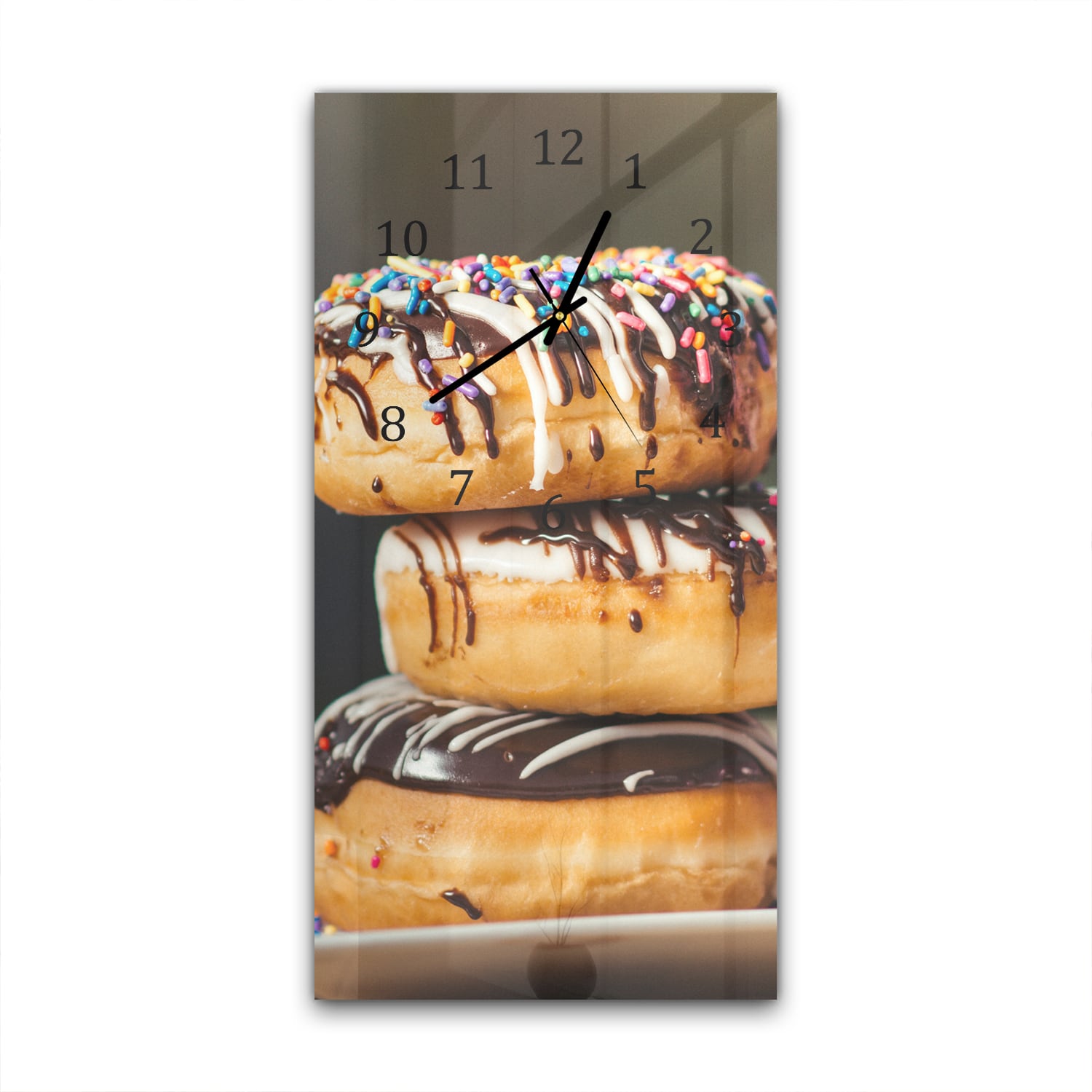 Wanduhr 30x60 - Donuts