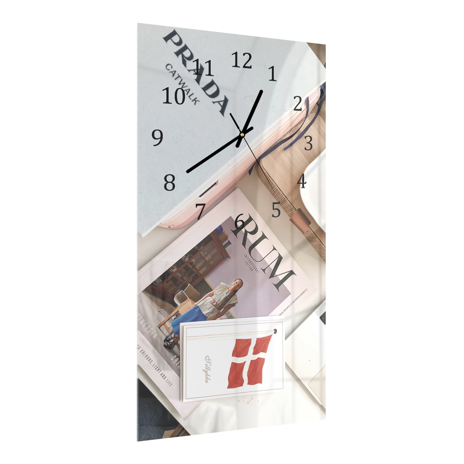 Wanduhr 30x60 - Modebücher