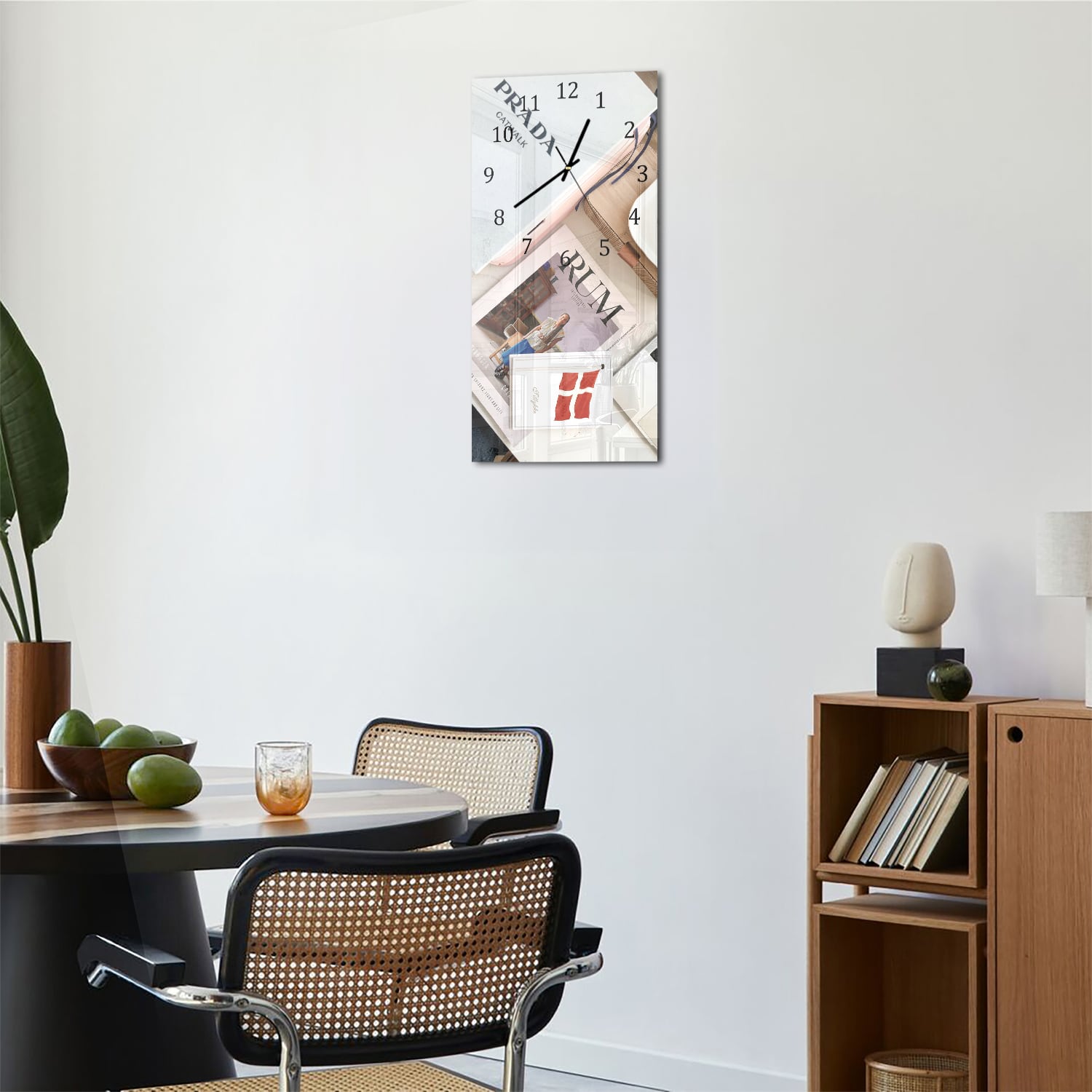 Wanduhr 30x60 - Modebücher