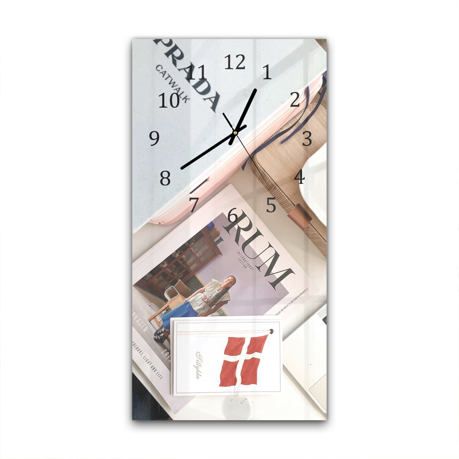 Wanduhr 30x60 - Modebücher