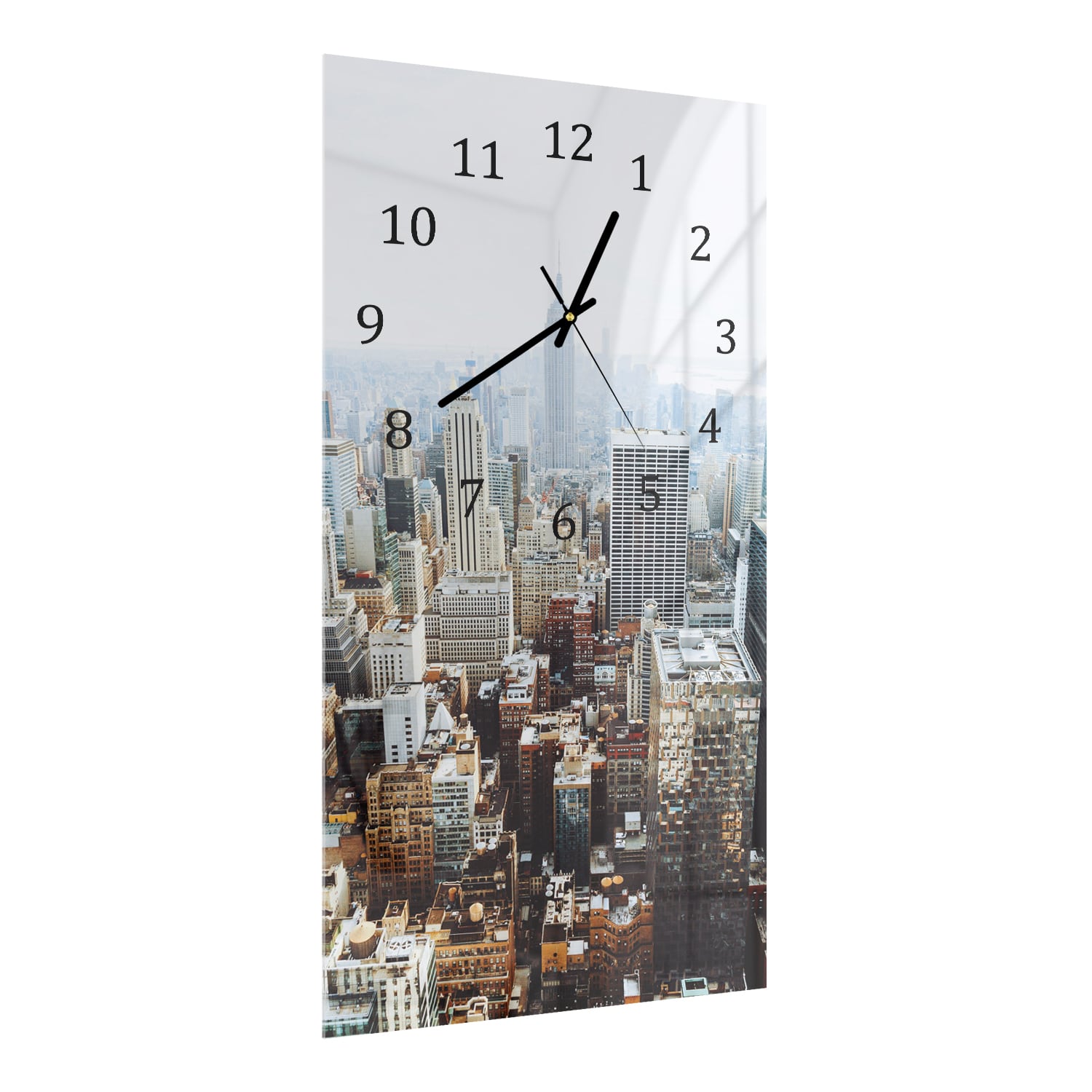 Wanduhr 30x60 - New Yorker Skyline