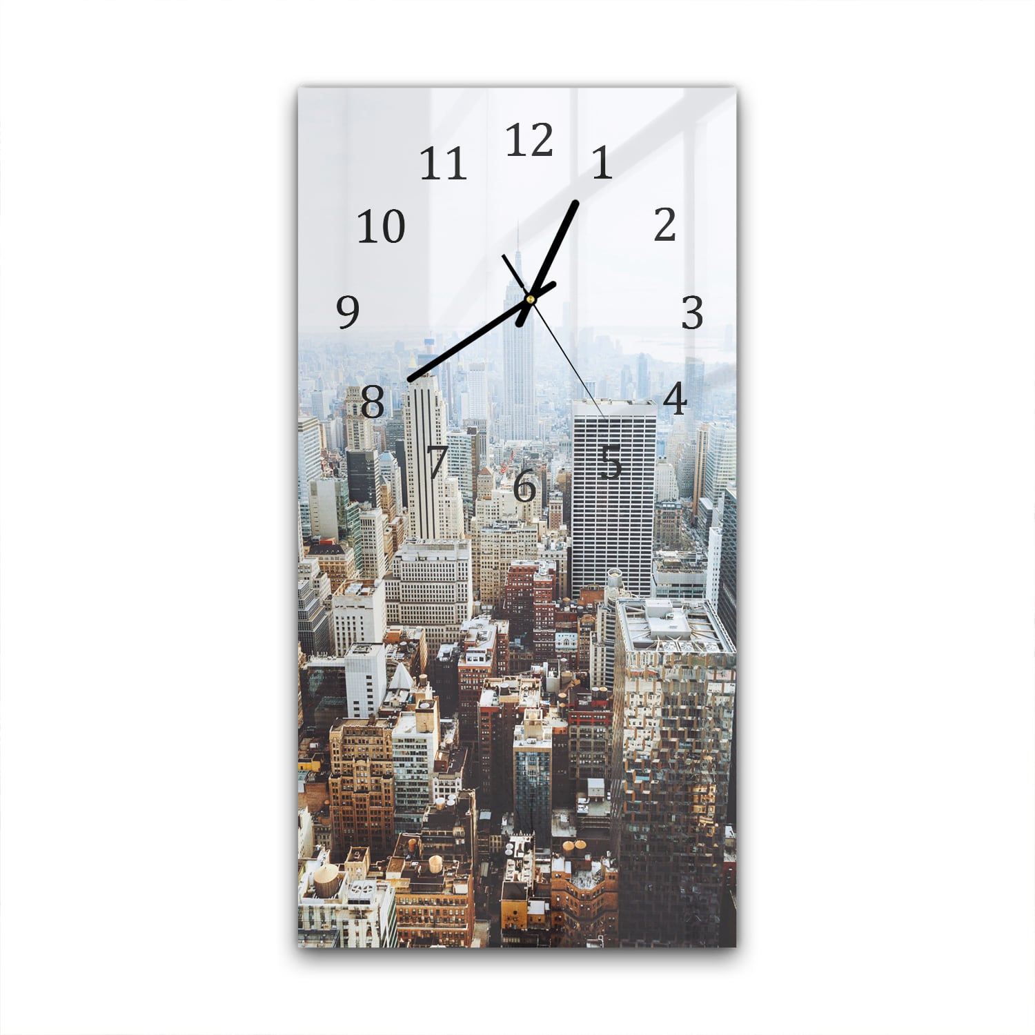 Wanduhr 30x60 - New Yorker Skyline