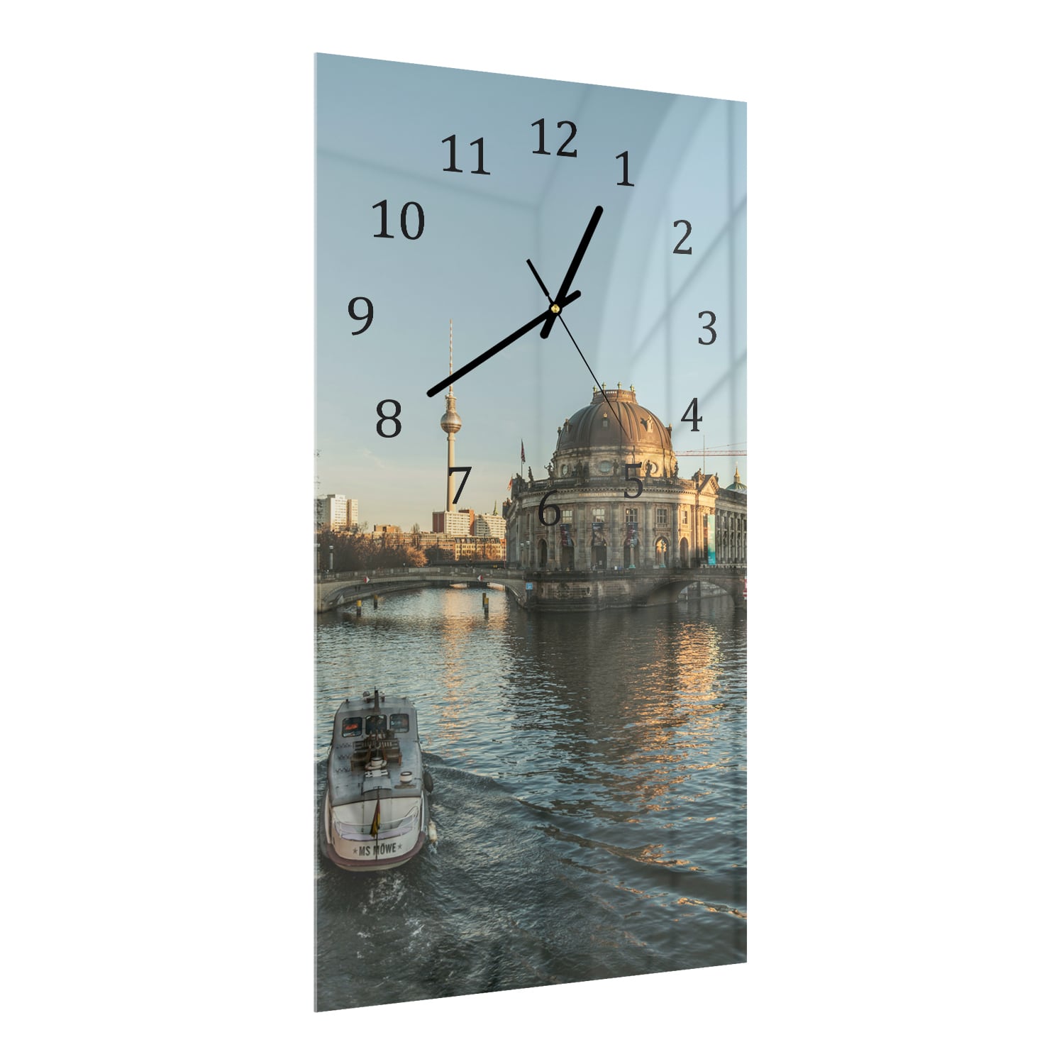 Wanduhr 30x60 - Berliner Stadtfahrt