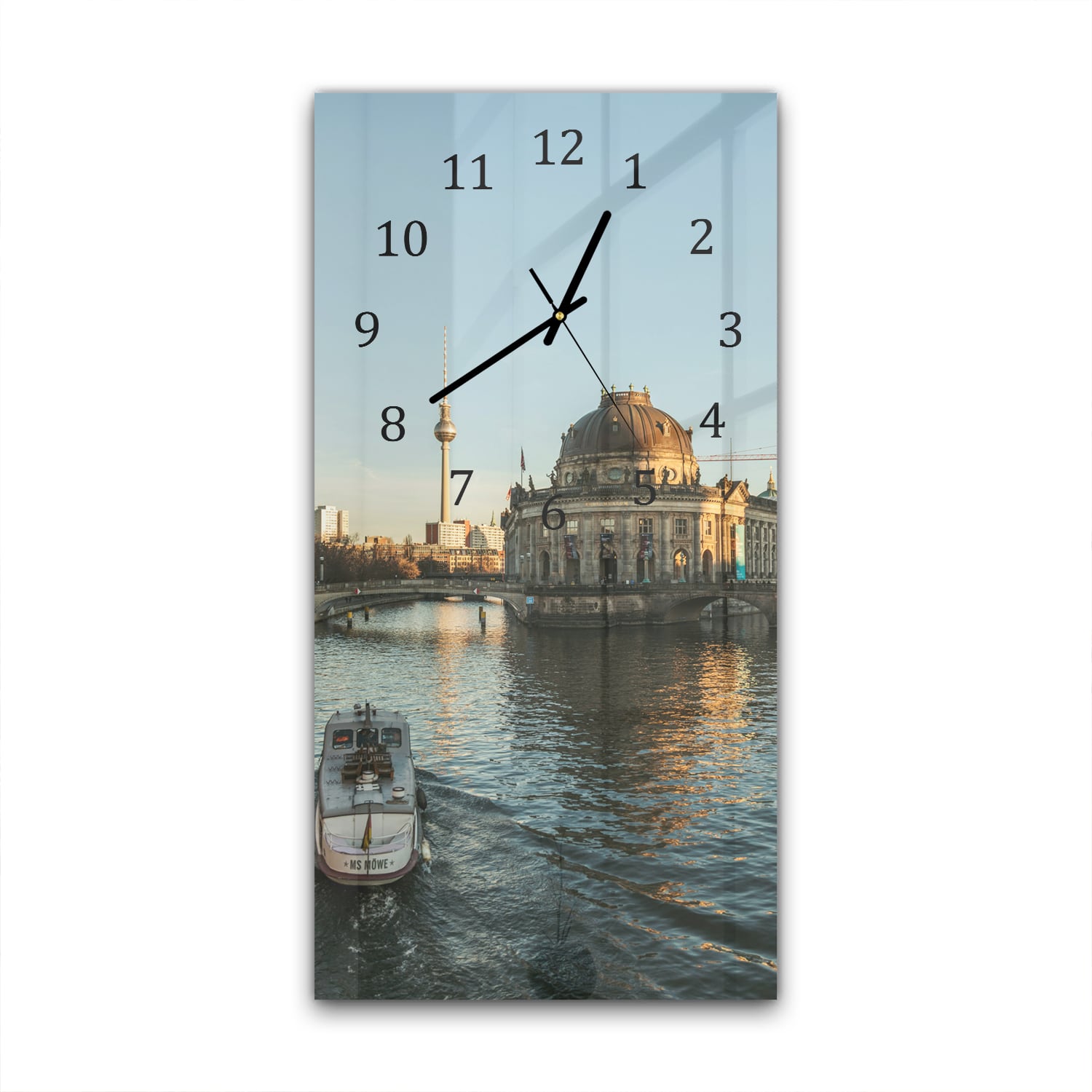 Wanduhr 30x60 - Berliner Stadtfahrt