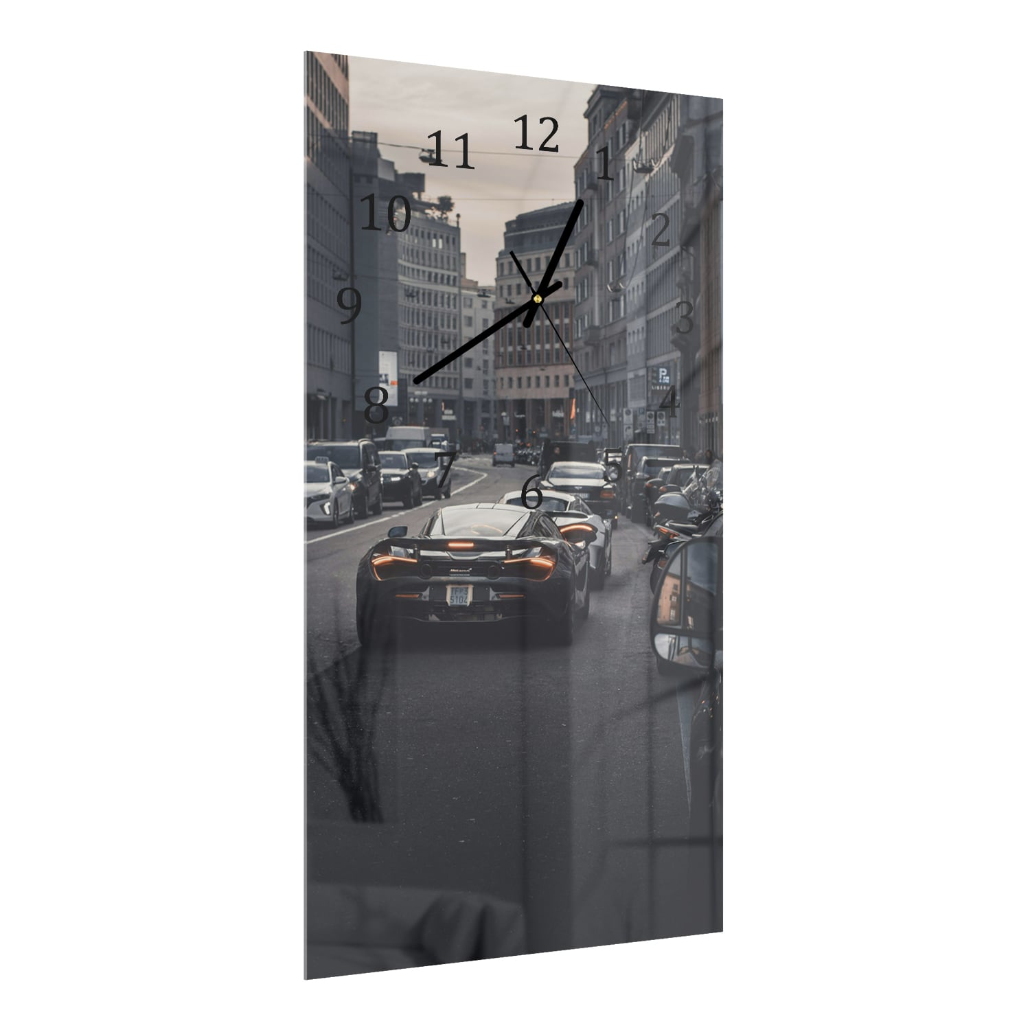 Wanduhr 30x60 - McLaren Schlange