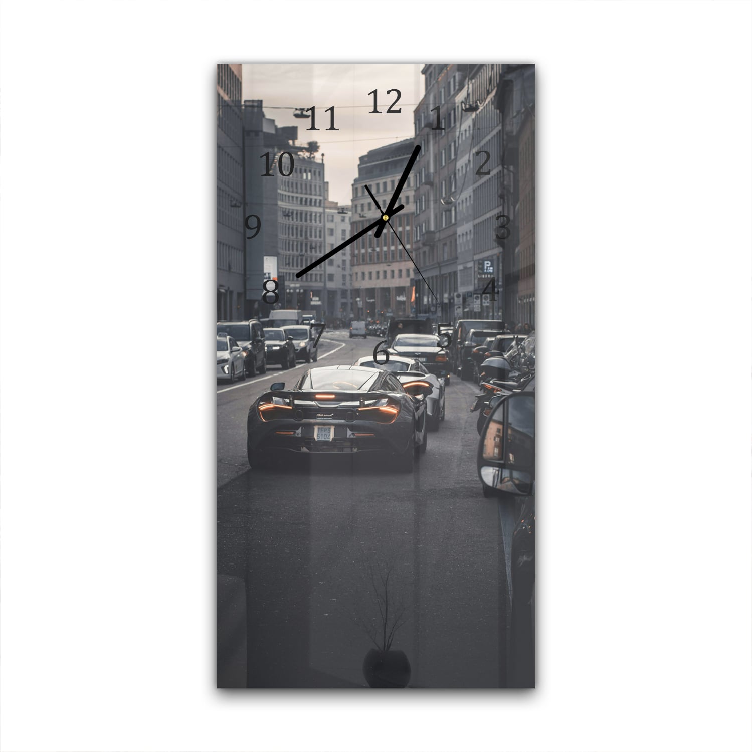 Wanduhr 30x60 - McLaren Schlange