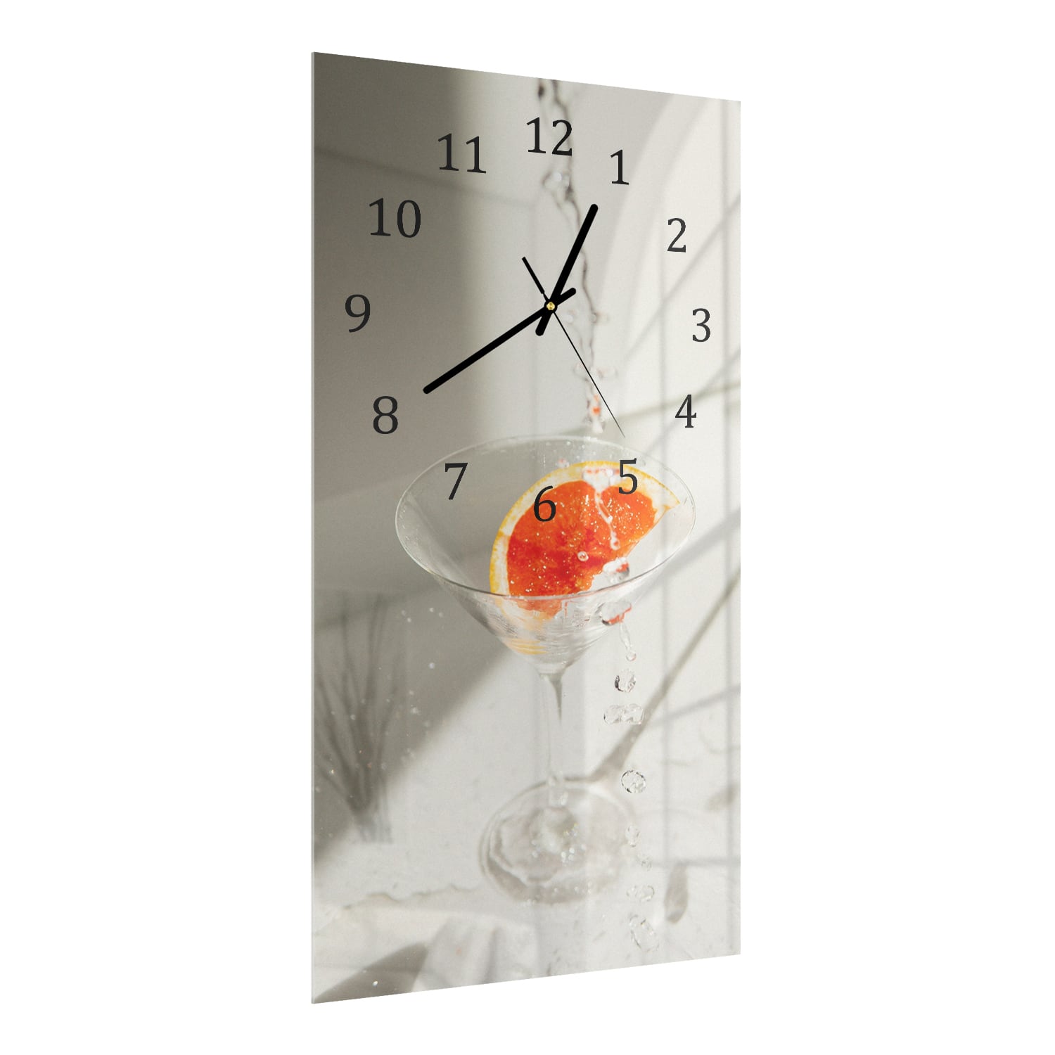 Wanduhr 30x60 - Ästhetischer Cocktail