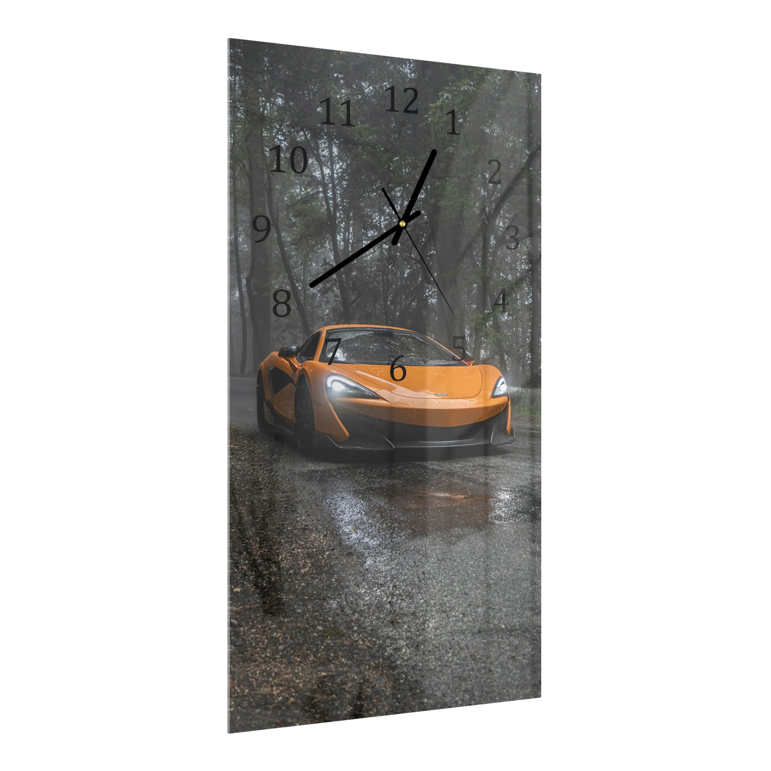 Wanduhr 30x60 - McLaren-Frontansicht