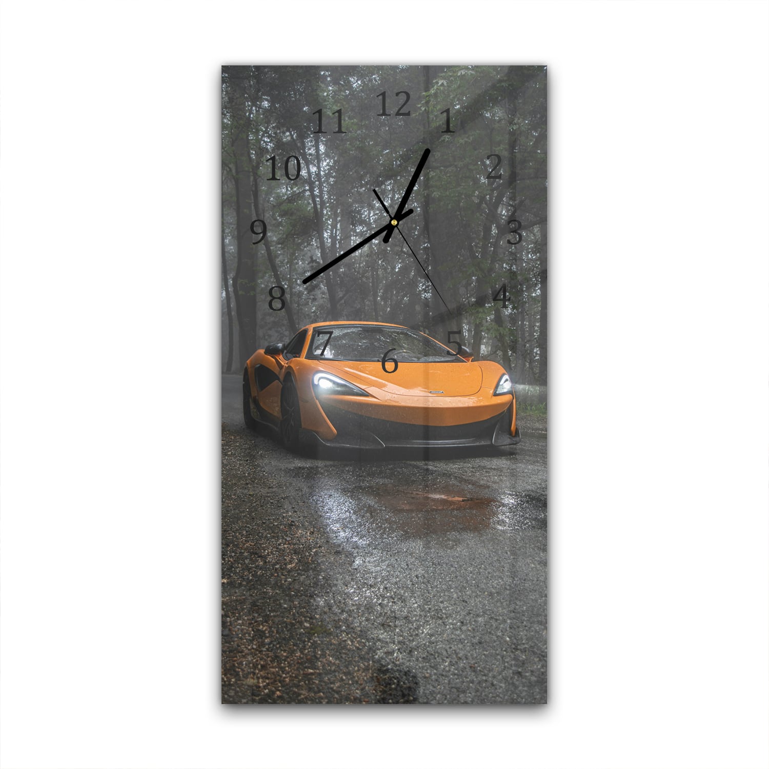Wanduhr 30x60 - McLaren-Frontansicht