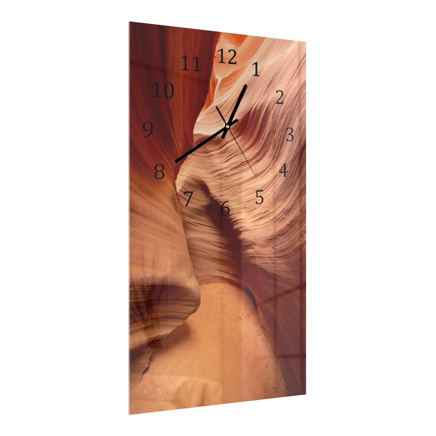 Wanduhr 30x60 - Tief in der Antelope Canyon