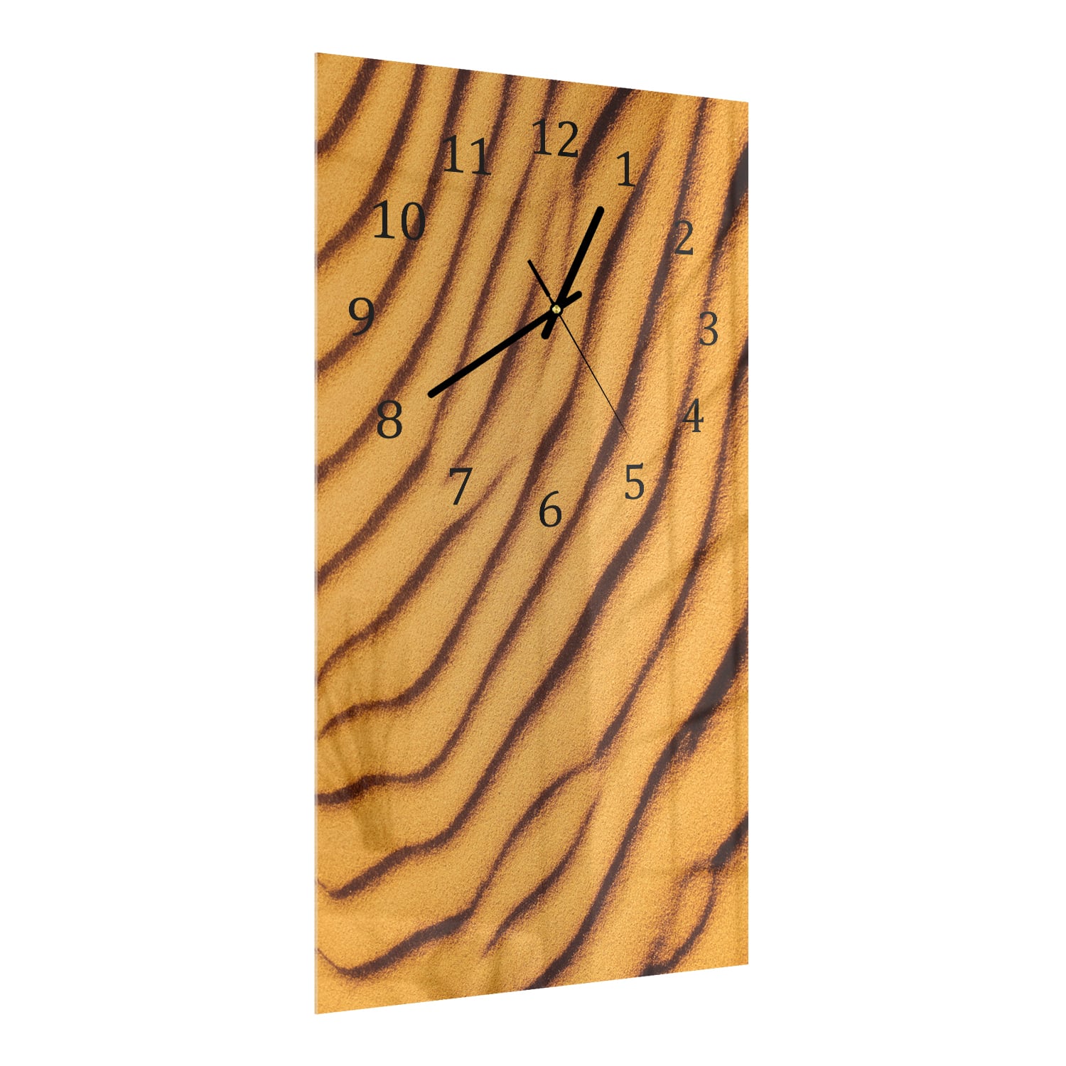 Wanduhr 30x60 - Geschichteter Sand
