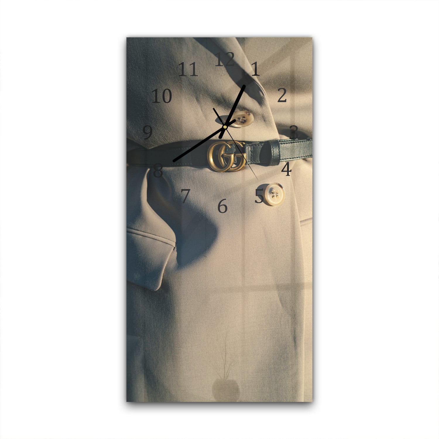 Wanduhr 30x60 - Gucci-Gürtel