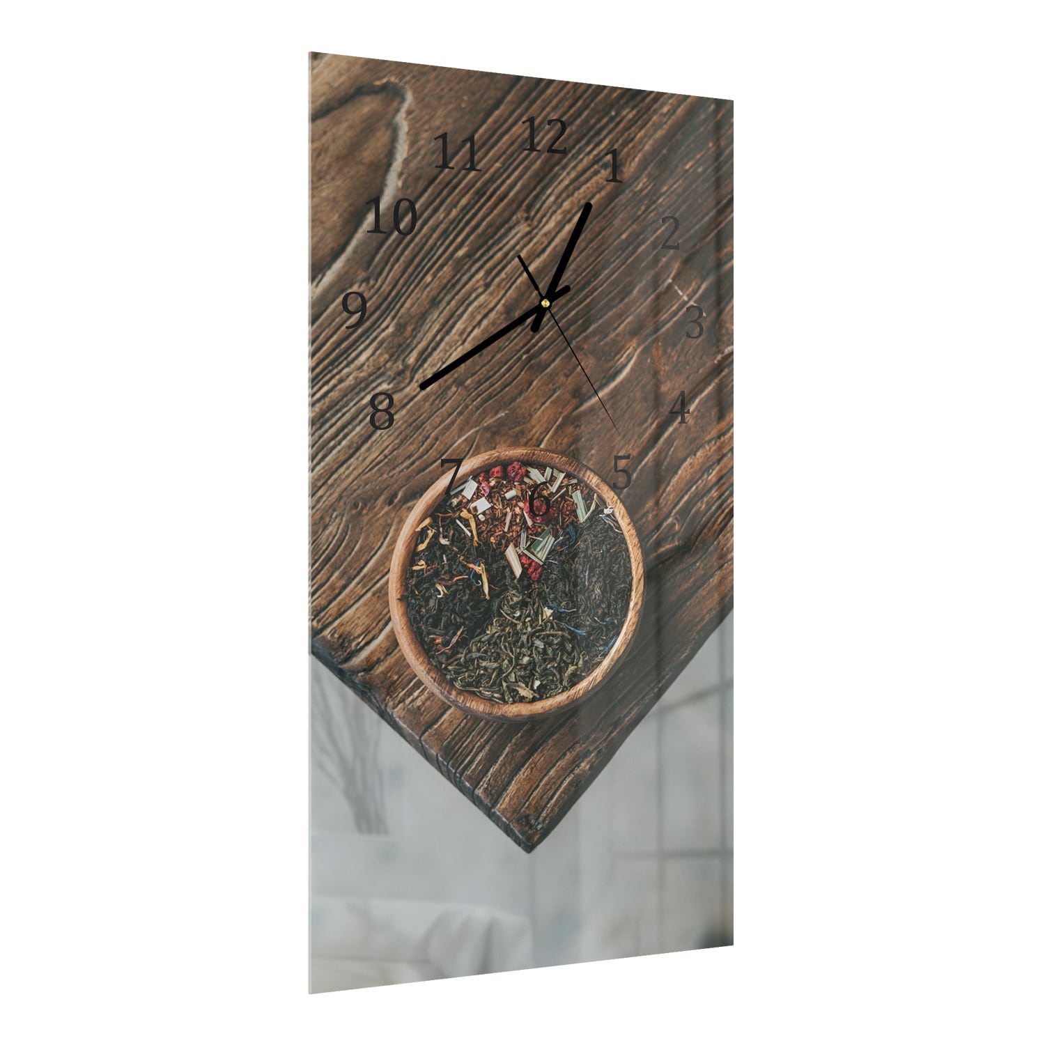 Wanduhr 30x60 - Kunst der Gewürze
