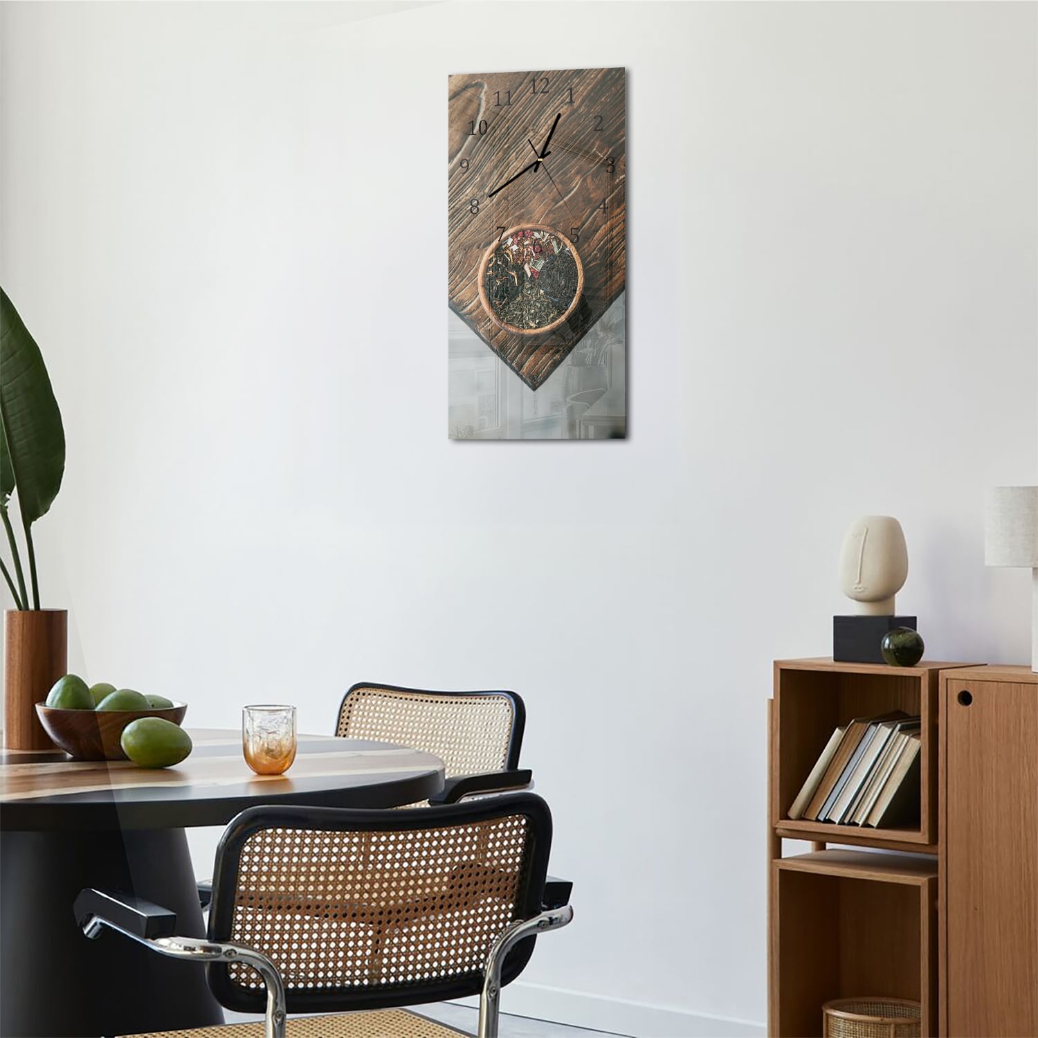 Wanduhr 30x60 - Kunst der Gewürze