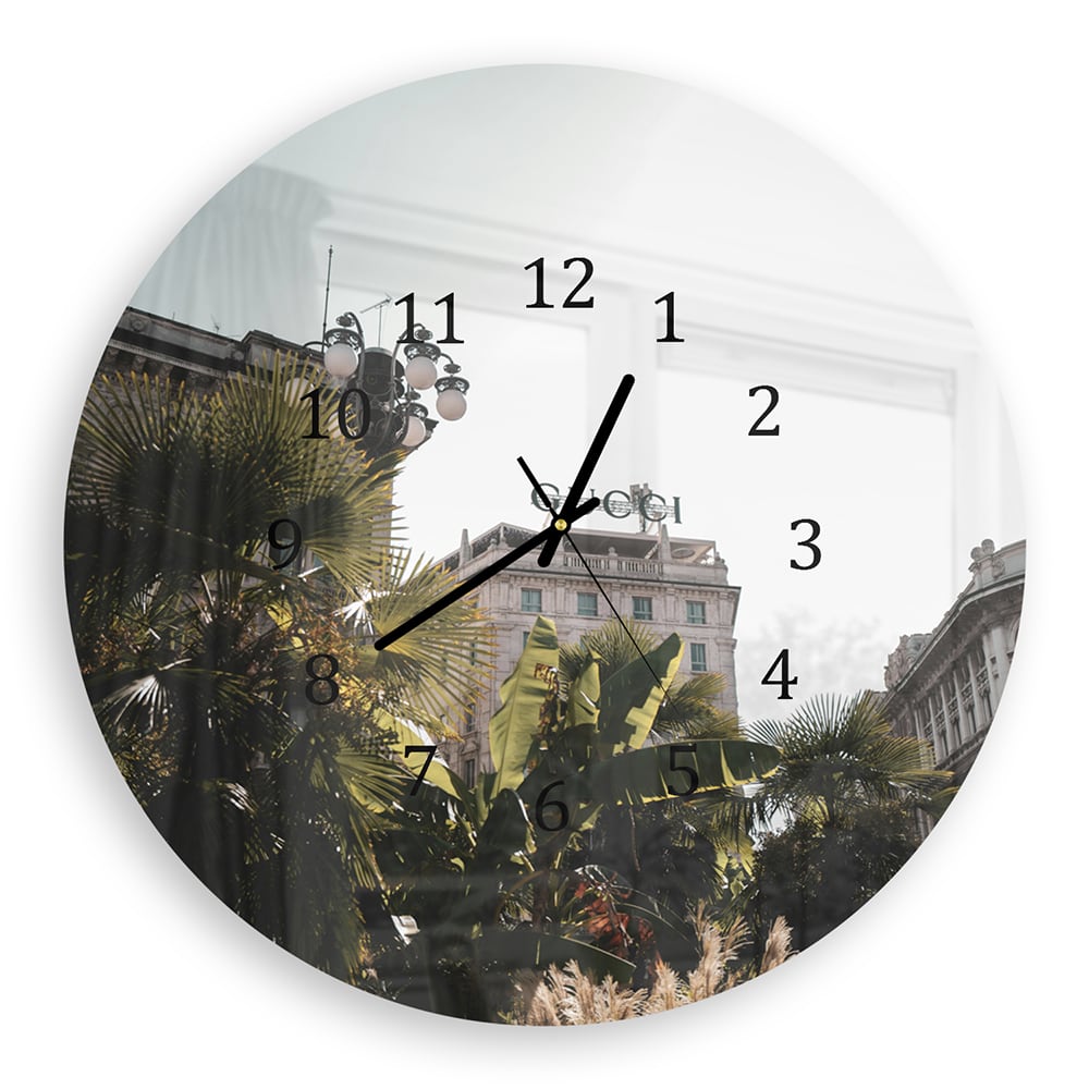 Wanduhr Rund - Gucci-Gebäude