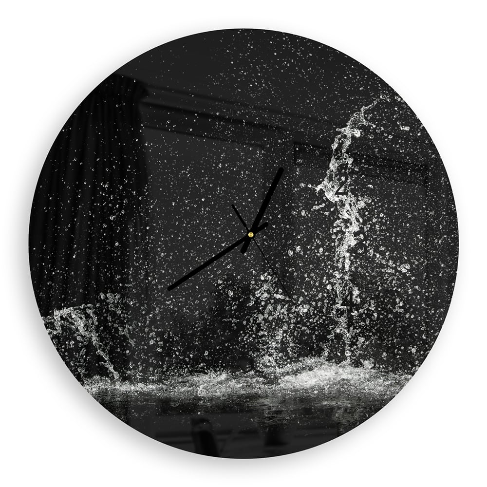 Wanduhr Rund - Splash