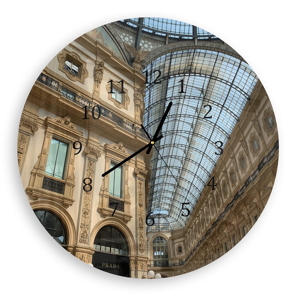 Wanduhr Rund - Luxus-Einkaufszentrum